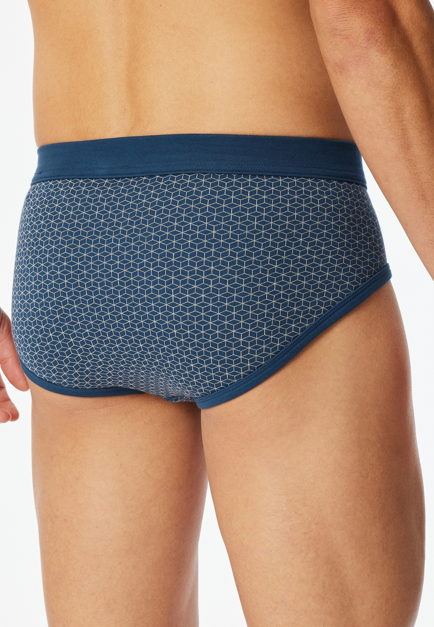 Schiesser Slip »"Original Classics"«, (2er-Pack), mit kontrastfarbenem Karomuster