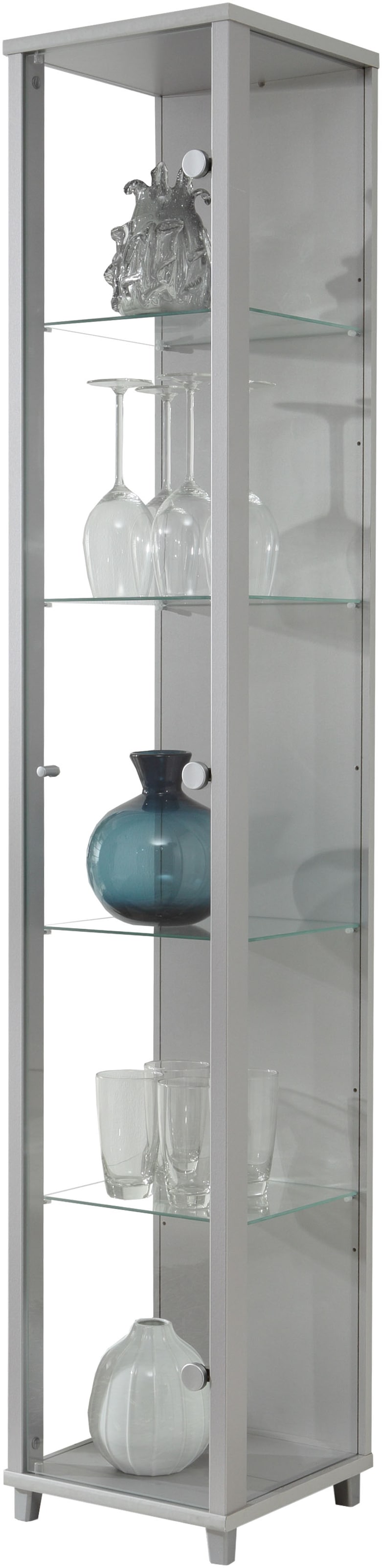 fif möbel Vitrine »OPTIMA Höhe ca. 172 cm«, Standvitrine/Glasvitrine 1x Glastür,perfekt für Sammler,Sammlervitrine