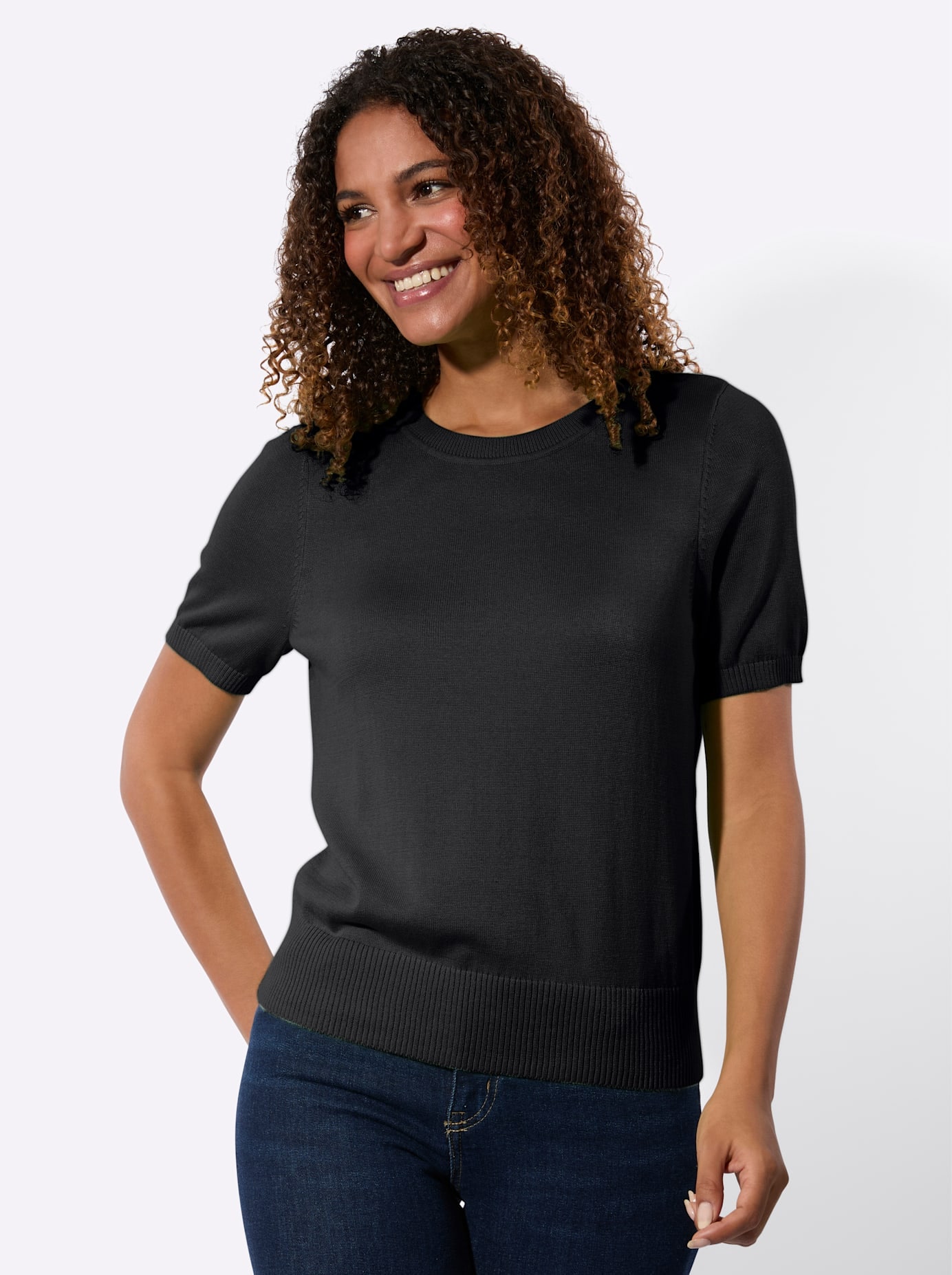 Casual Looks Kurzarmpullover »Kurzarm-Pullover«