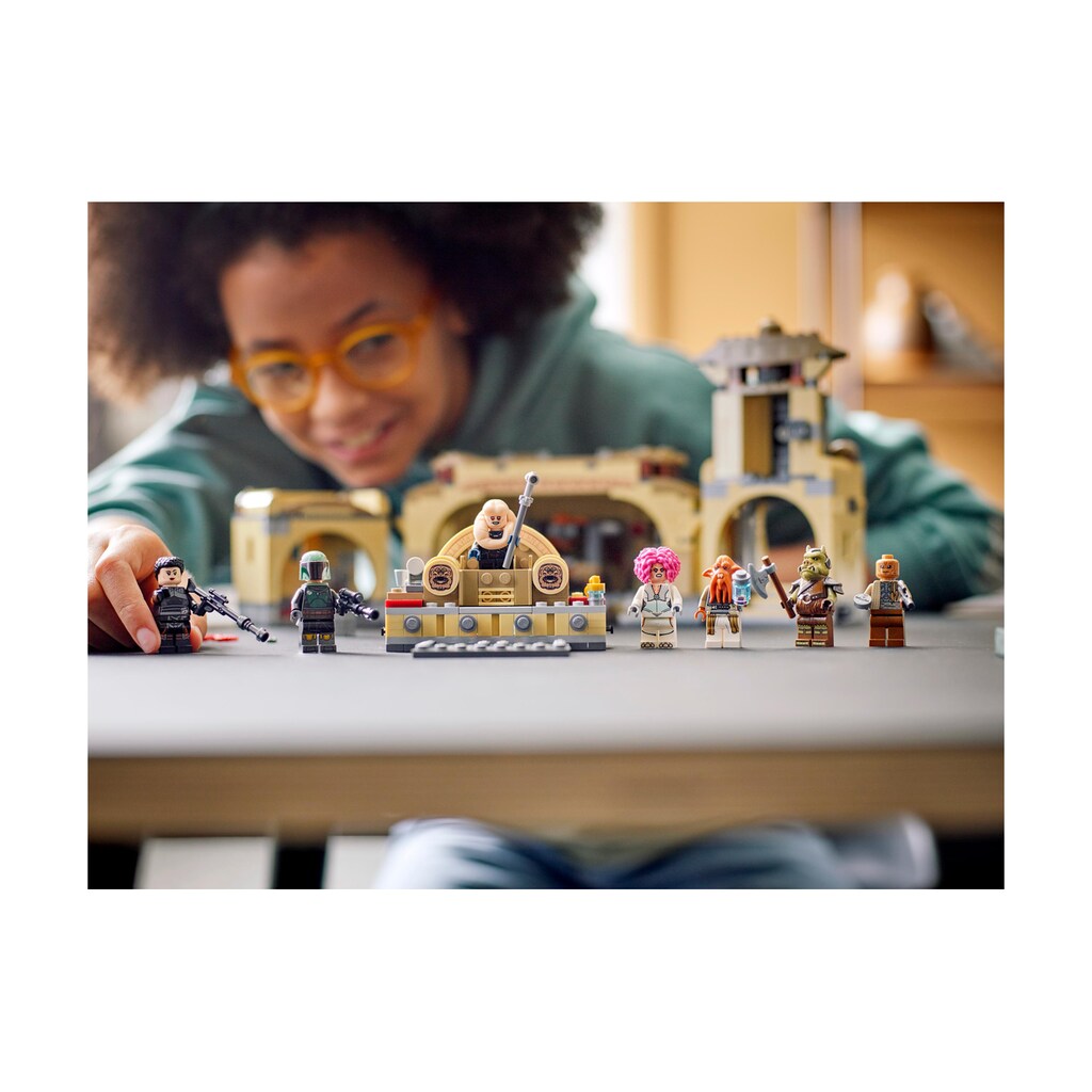 LEGO® Konstruktionsspielsteine »Wars Boba Fetts Thronsaa«, (732 St.)