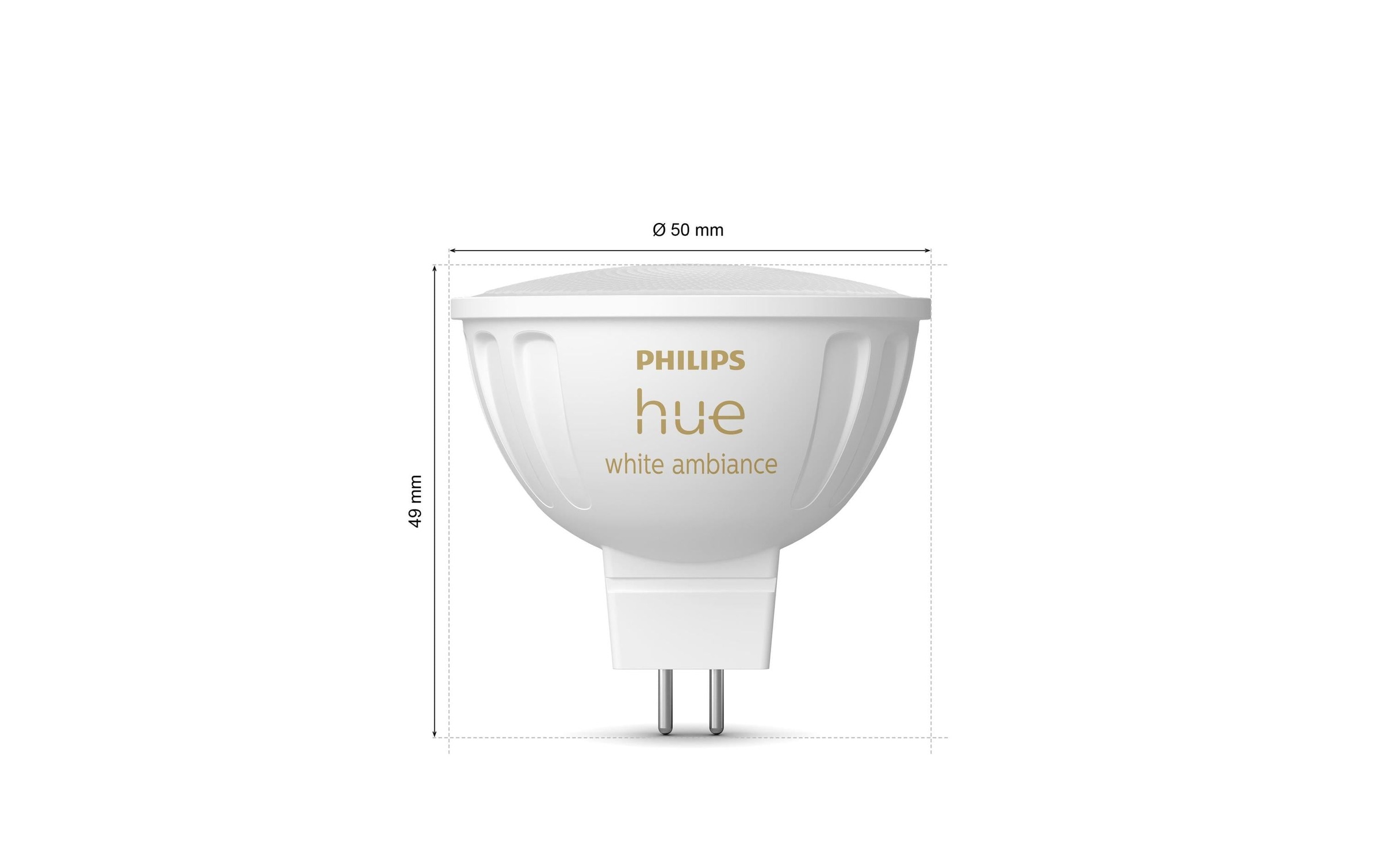 Philips Hue Smarte LED-Leuchte »5.1W GU5.3«