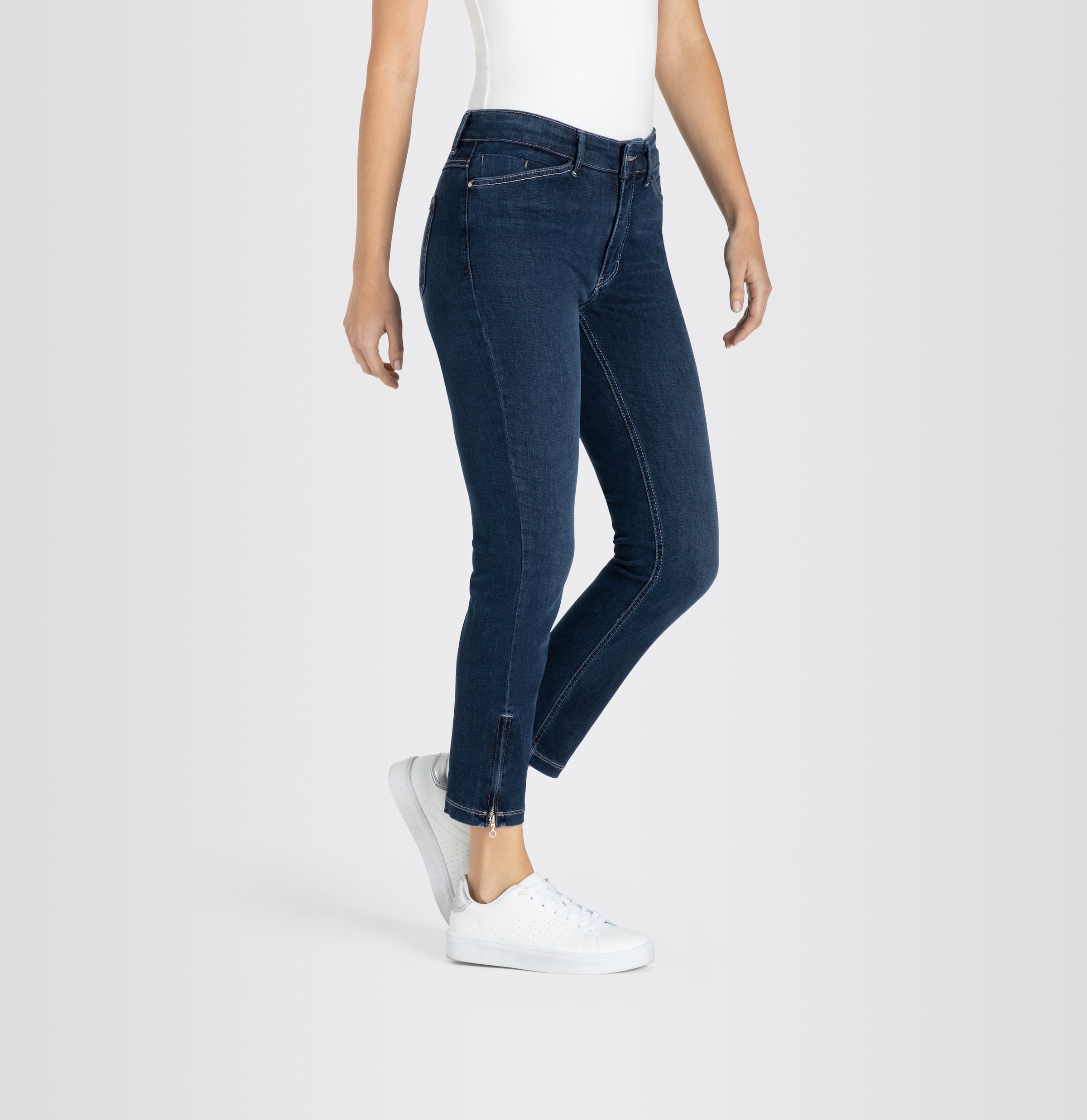 MAC 7/8-Jeans »Dream Chic«, verkürzte Form mit Reissverschluss