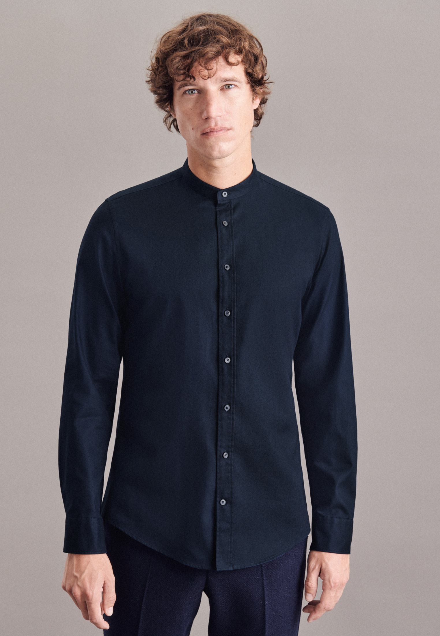 Seidensticker Herren Slim Fit Businesshemd – Langarm, Bügelfrei, Aus 100% Baumwolle