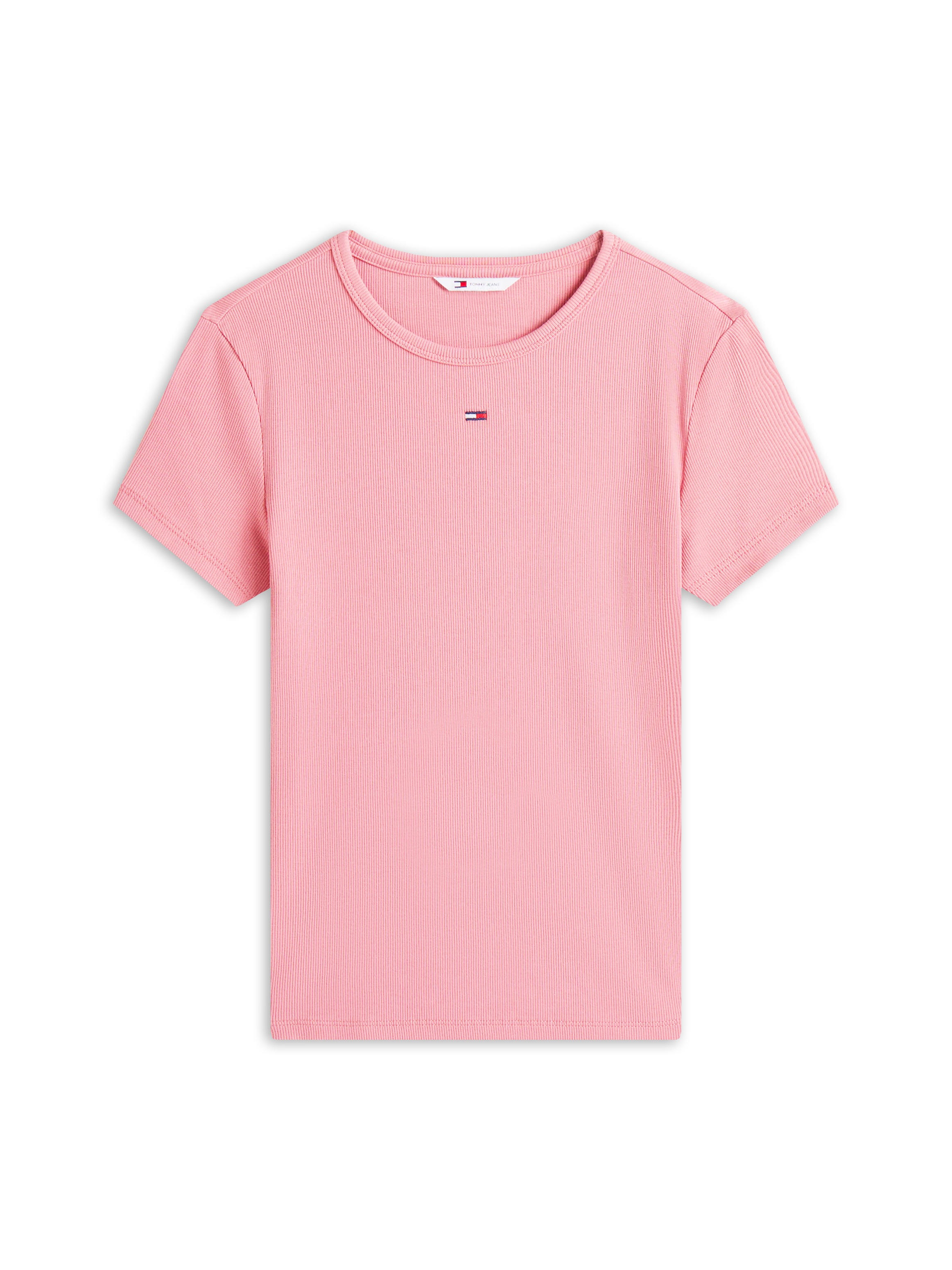 Tommy Jeans T-Shirt »TJW SLIM ESSENTIAL RIB SS«, mit gerippter Struktur