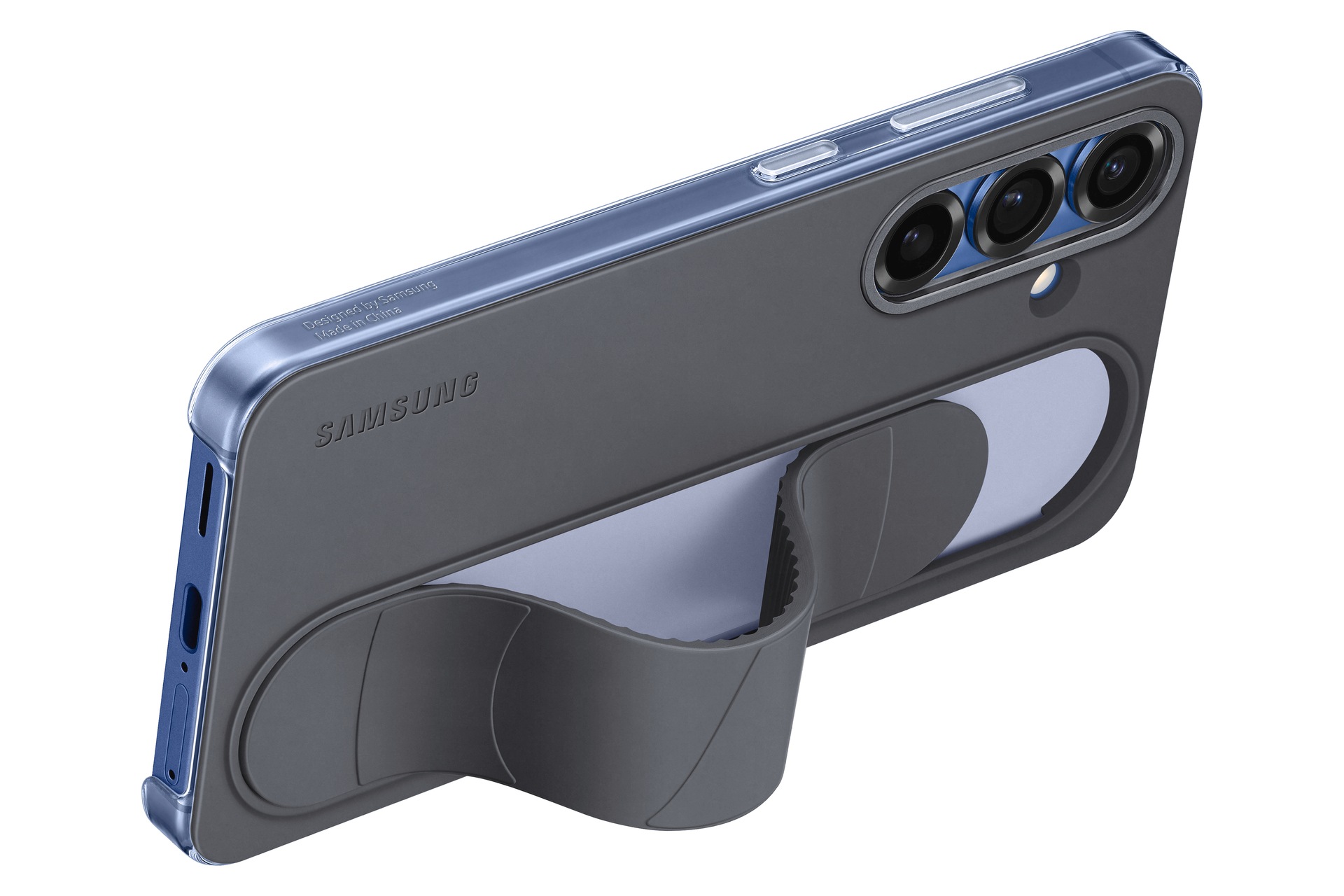Samsung Handyhülle »Standing Grip Case für Samsung Galaxy S25«, Backcover, Schutzhülle, Handyschutzhülle, Case, Schutzcase, stossfest