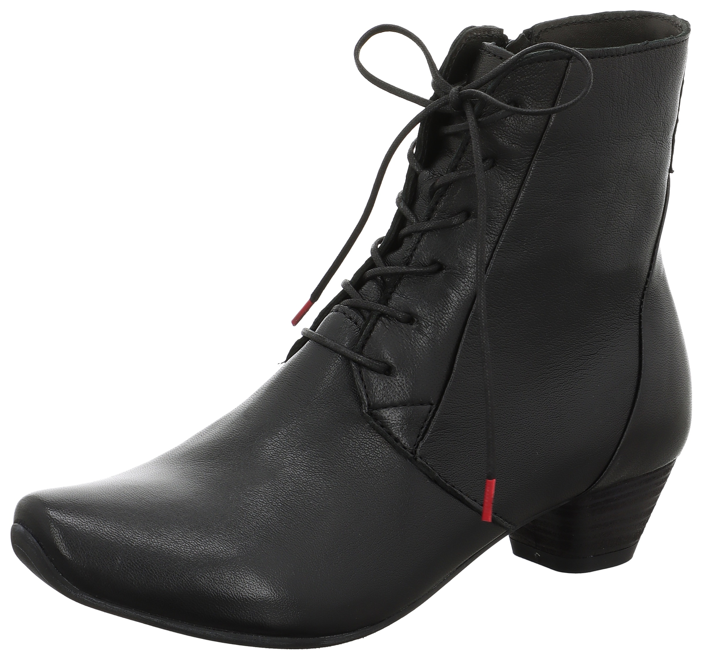 Think! Schnürstiefelette »Aida«, Festtagsschuh, Stiefelette aus vegetabil gegerbtem Leder