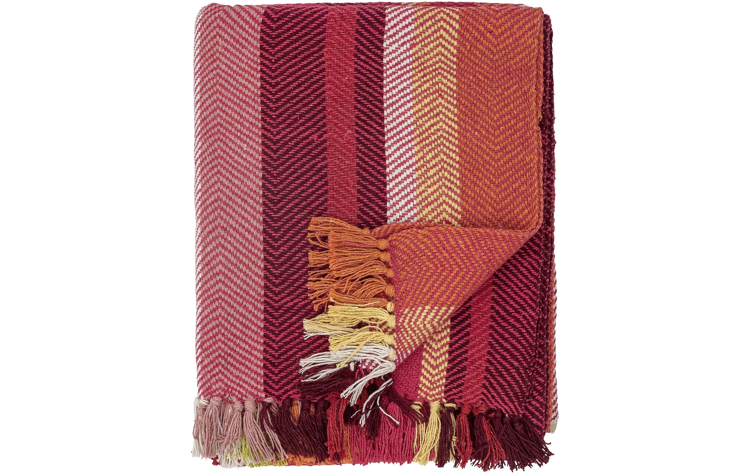 Bloomingville Wohndecke »Amra 130 x 150 cm, Mehrfarbig«