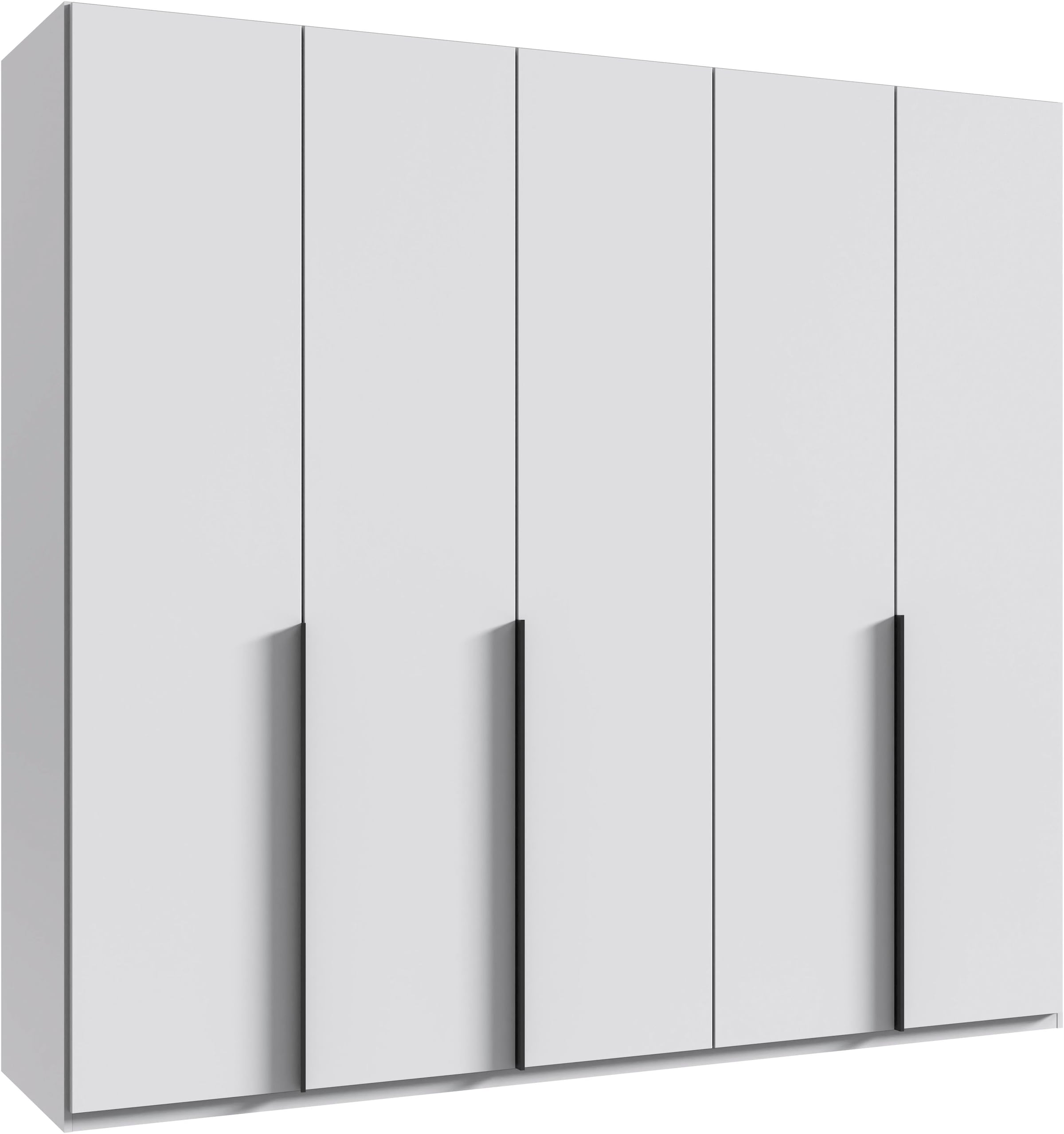 Wimex Kleiderschrank »Mugano,in 5 Breiten,2 Höhen,2 Tiefen, viele Farben, Made in Germany« in Basic oder Premium Ausstattung, mit langen Griffen aus Metall, mit oder ohne Spiegel