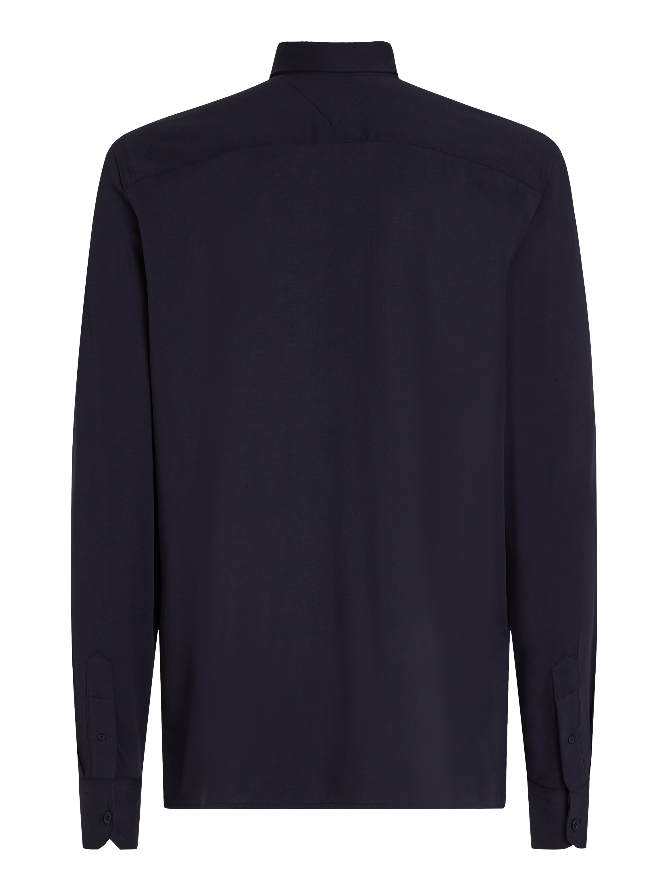 Tommy Hilfiger Businesshemd »PERFORMANCE KNIT SOLID SF SHIRT«, mit Logostickerei