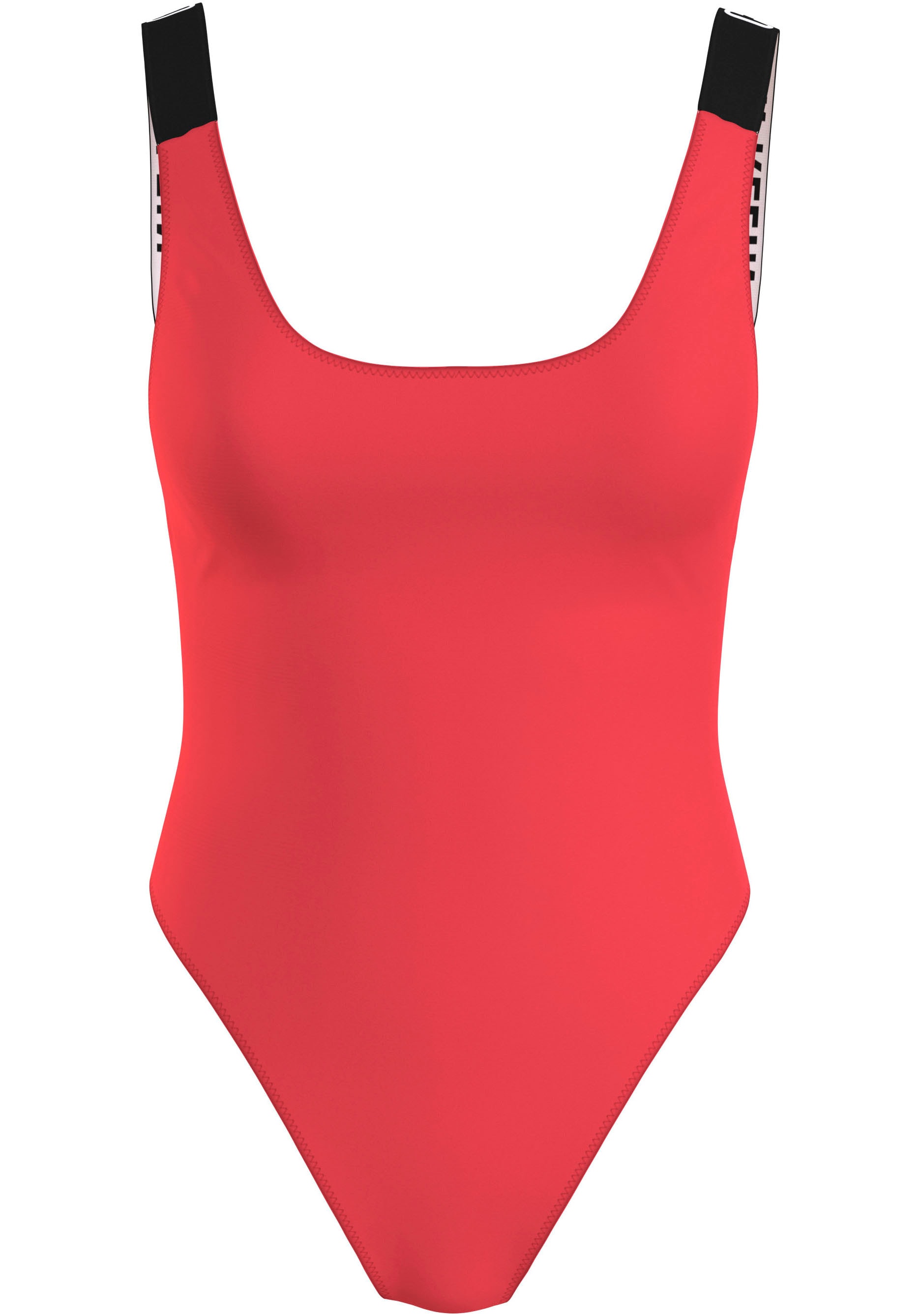 Calvin Klein Swimwear Badeanzug »SCOOP BACK ONE PIECE«, mit grossem Logo