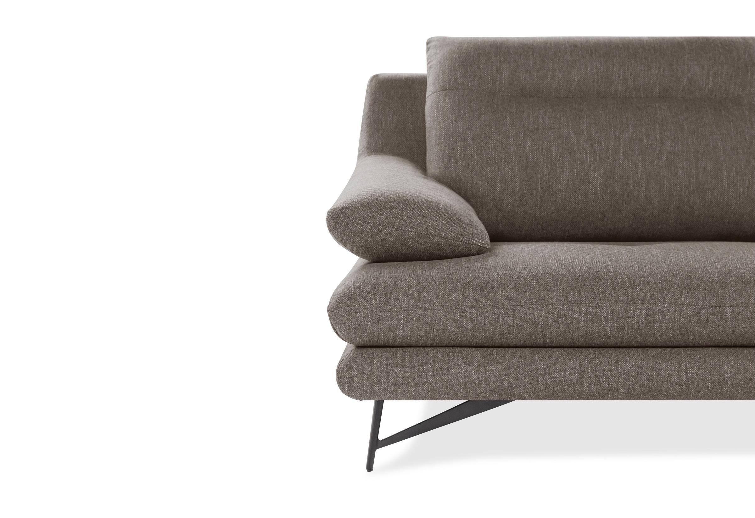 CALIA ITALIA 3-Sitzer »Cezanne modern, elegant und bequem, aufwendige Detailverarbeitung«, wahlweise mit Sitztiefenverstellung