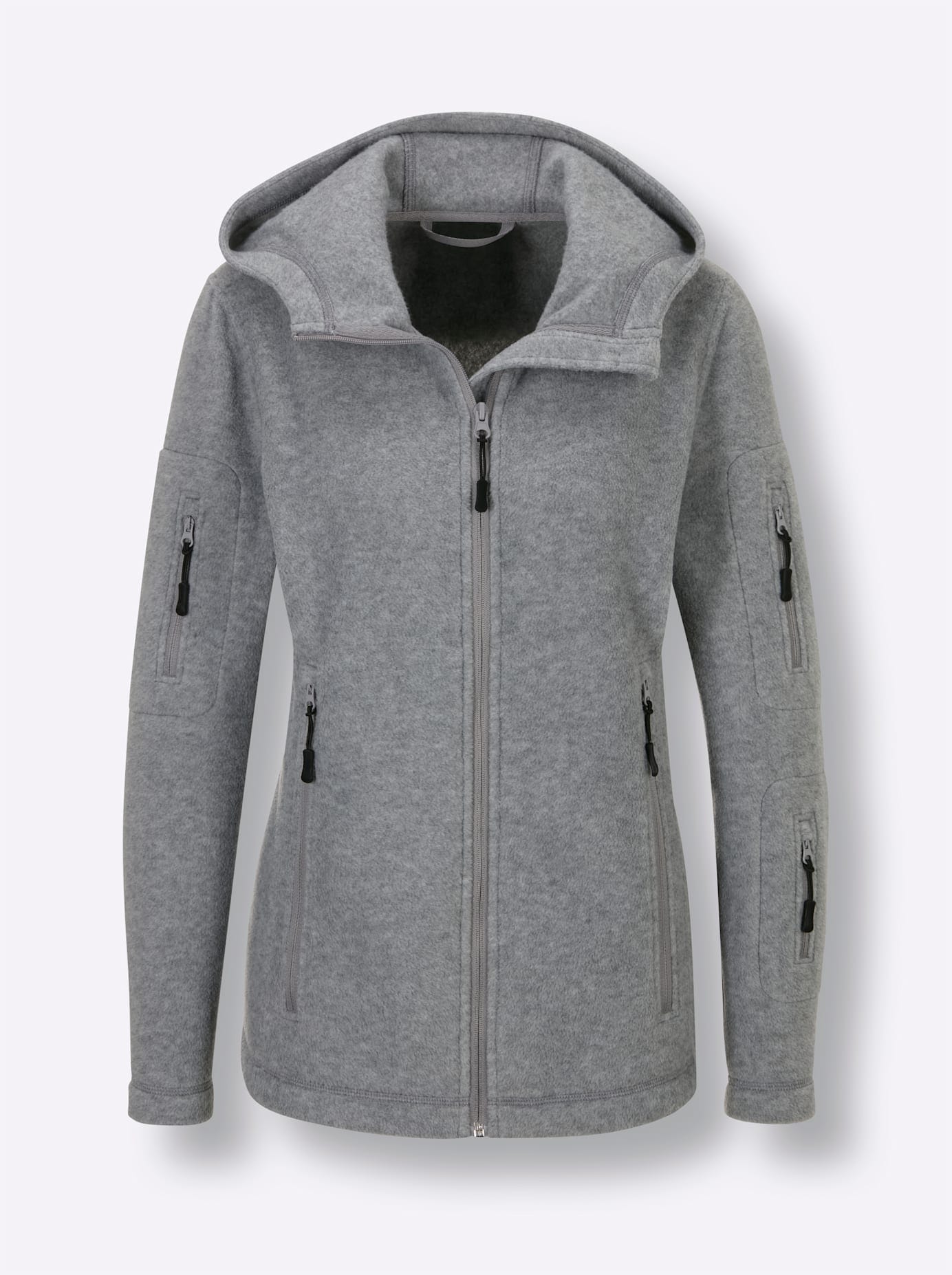 Catamaran Fleecejacke, mit Kapuze