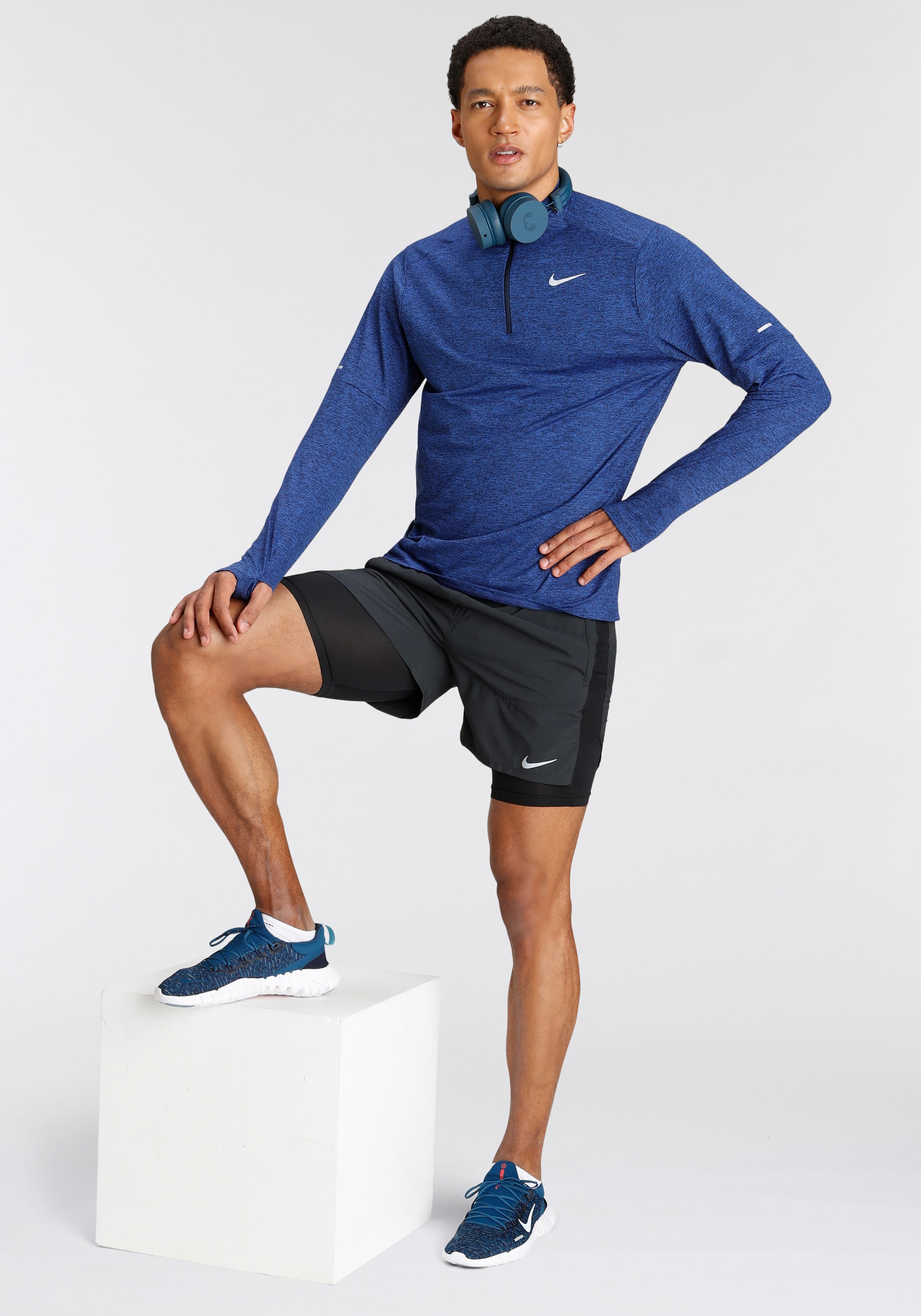 Nike Laufshorts »Dri-FIT Stride Men's " Hybrid Running Shorts«