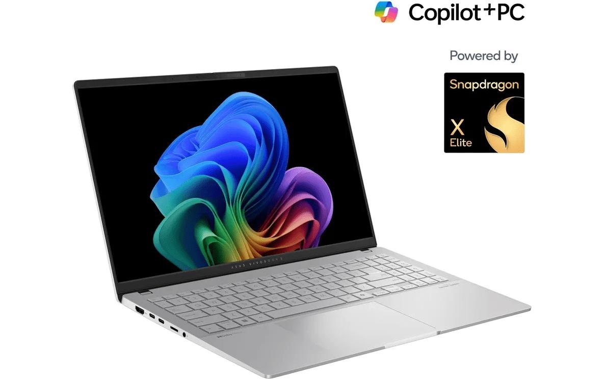 Asus Notebook »S 15 OLED (S5507QA-MA049W)«, / 15,6 Zoll, Qualcomm, Snapdragon X Elite