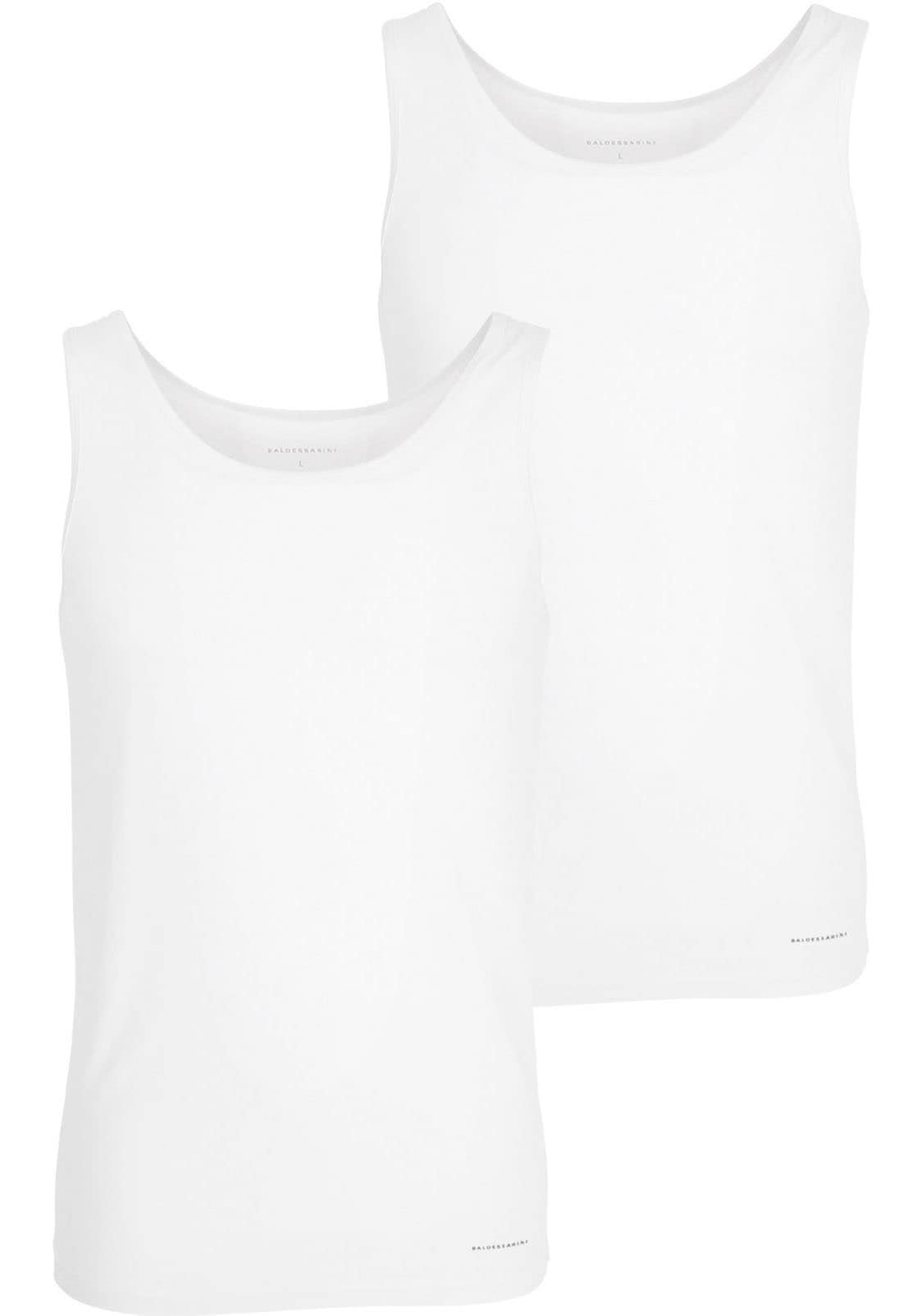 BALDESSARINI Tanktop »Monaco« 2er Pack, Logoschriftzug, Achselhemd, elastisch, Rundhalsausschnitt, Baumwollmix