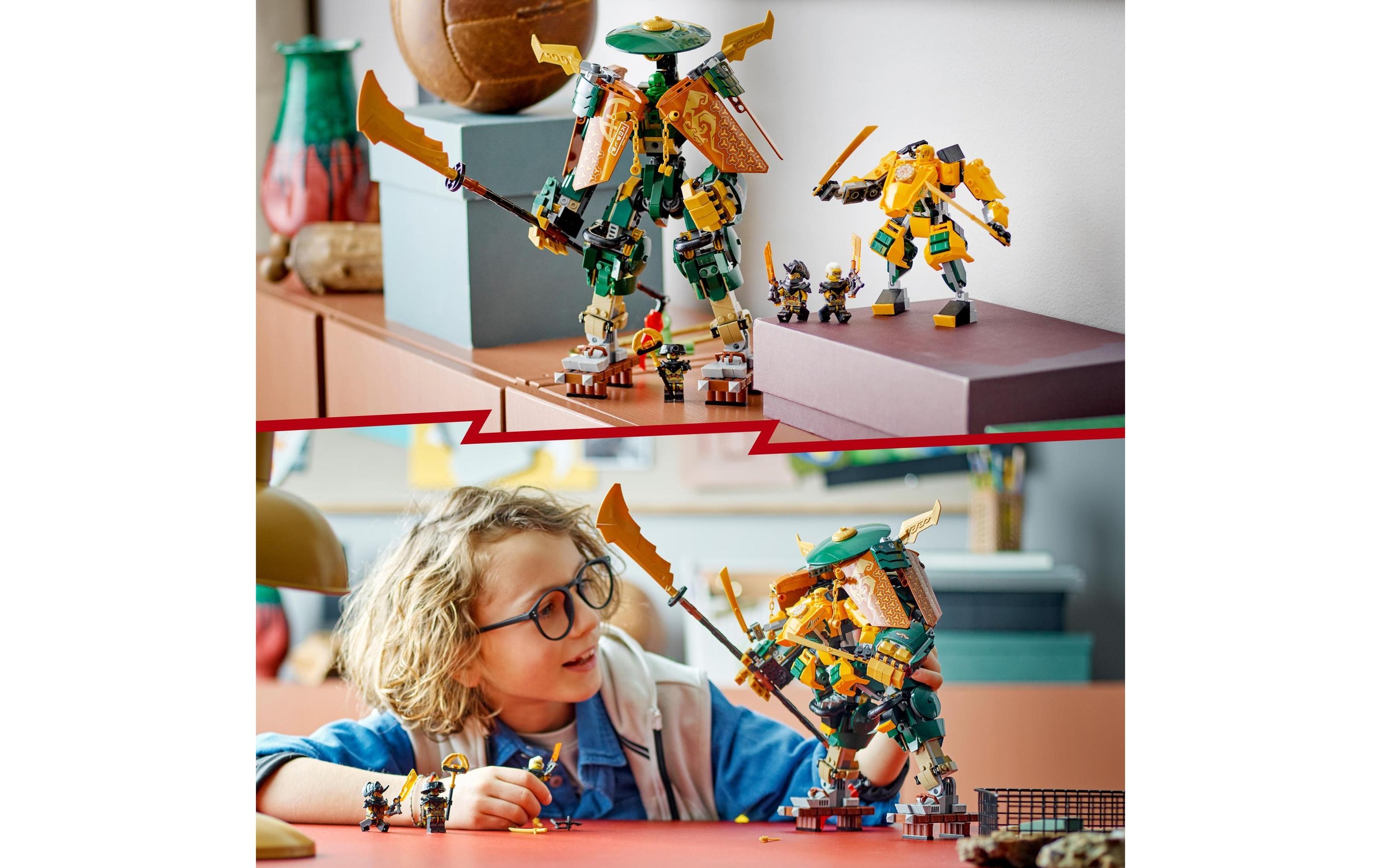 LEGO® Spielbausteine »Ninjago Lloyds und Arins«, (764 St.)
