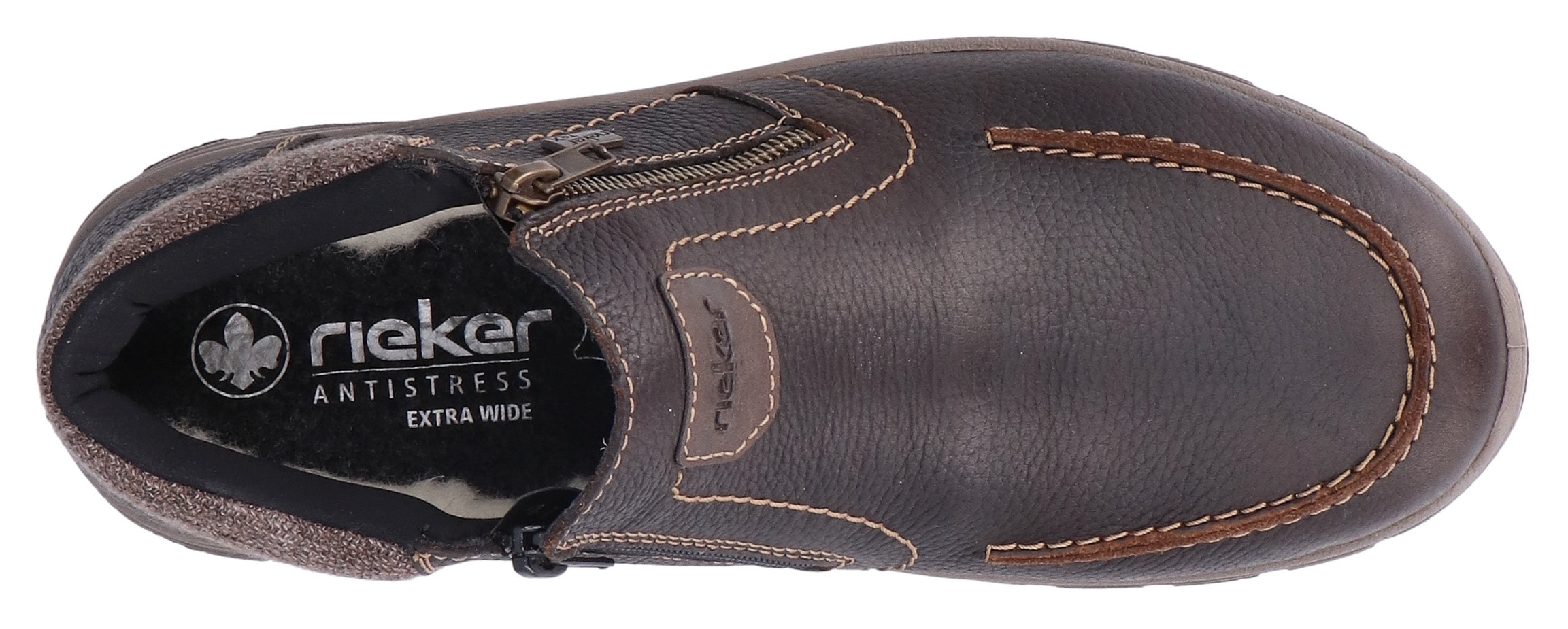 Rieker Winterboots, Stiefelette, Komfortschuh mit zwei praktischen Reissverschlüssen