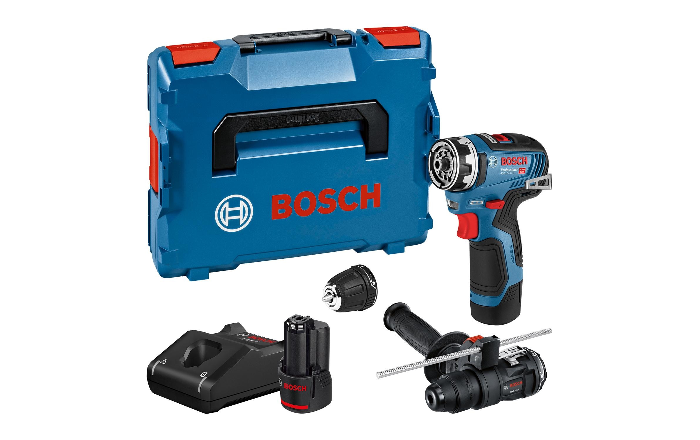 Bosch Professional Akku-Bohrschrauber »GSR 12 V-35 FC«, (Set)