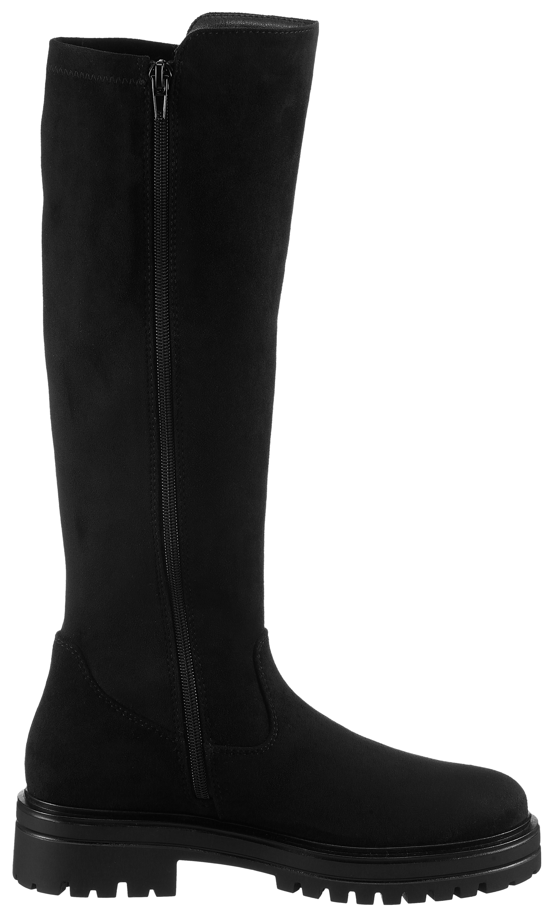 Aniston SHOES Stiefel, Stretch-Stiefel mit Innen-Reissverschluss - NEUE KOLLEKTION