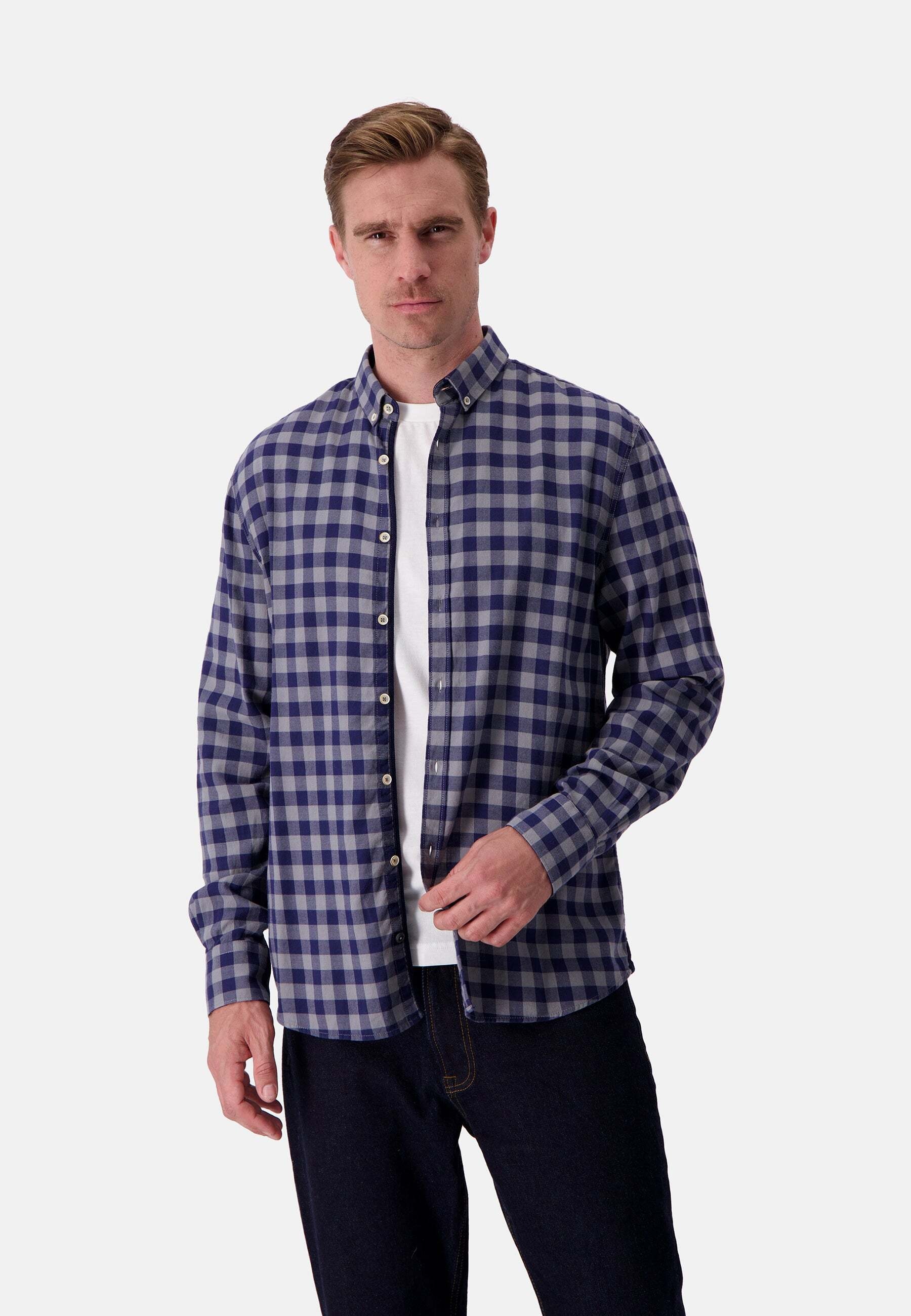 colours & sons Langarmhemd »colours & sons Langarmhemd Shirt Printed«