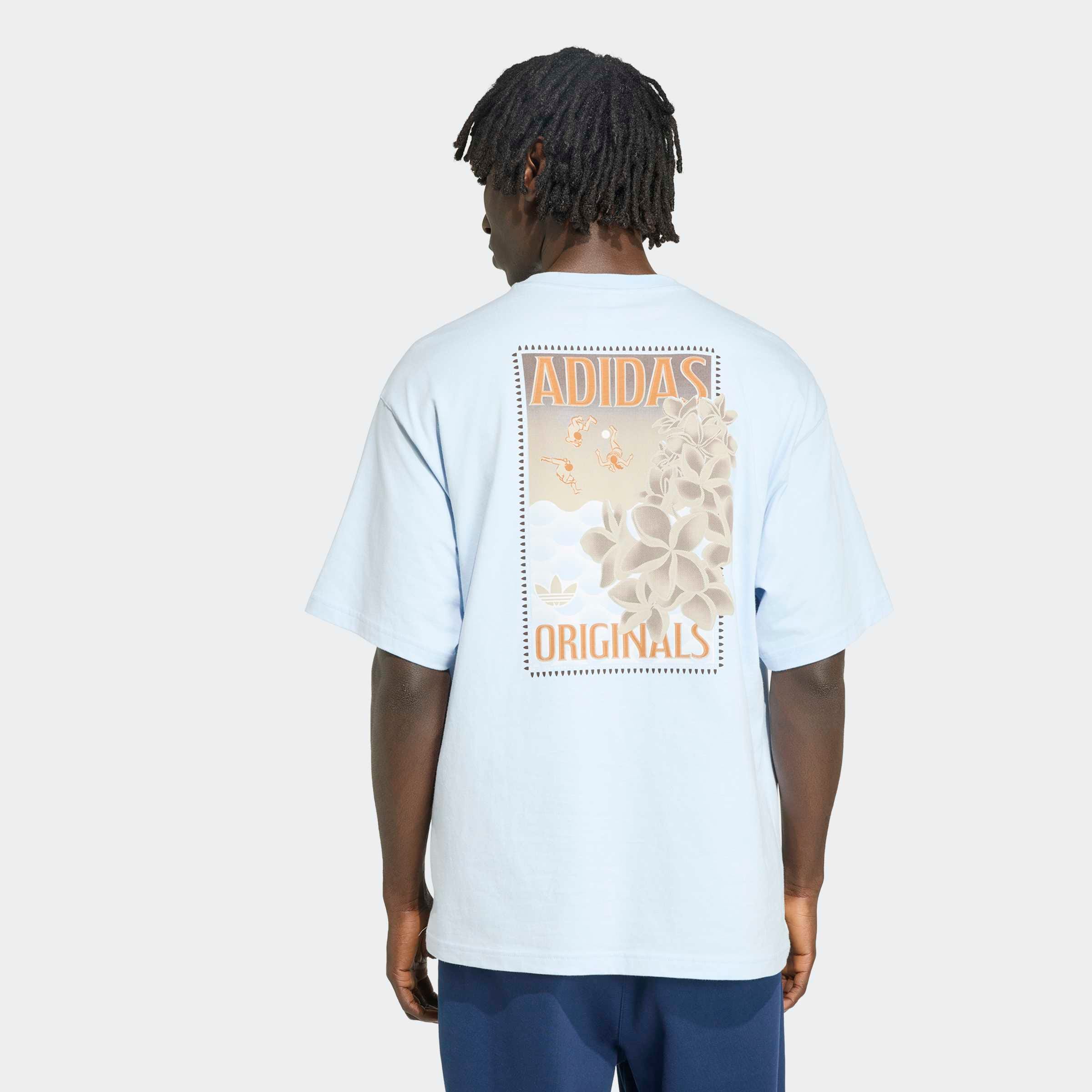 adidas Originals T-Shirt "SUMMER GRAFIK, RUNDHALSAUSSCHNITT" mit Rundhalsausschnitt, normale Länge