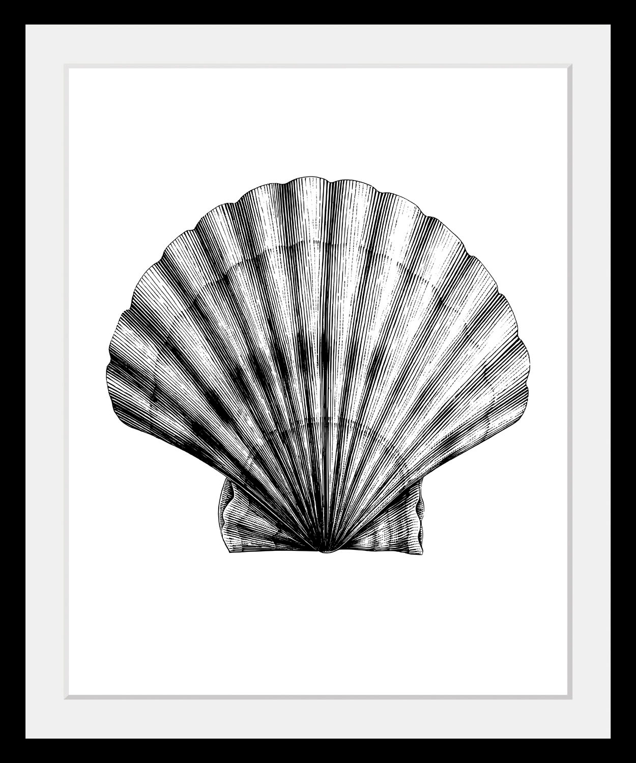 queence Bild »Justus«, Meer-Meer Bilder-Kunst-Wassertiere, (1 St.), HD Premium Poster-Druck inkl. Holzrahmen