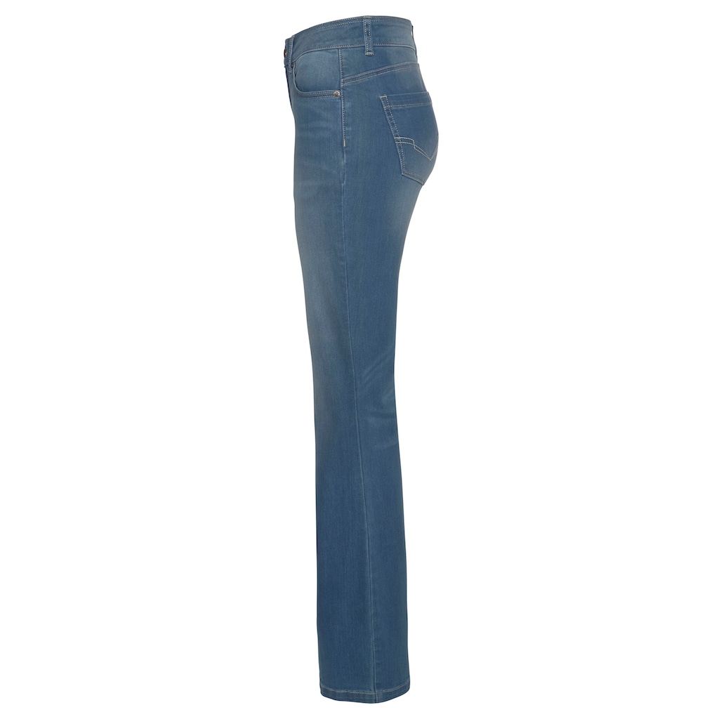 H.I.S Bootcut-Jeans »High-Waist«, wassersparende Produktion durch OZON WASH