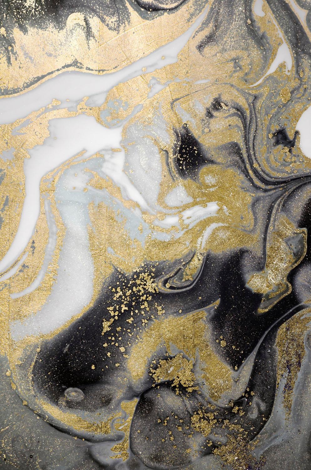 queence Acrylglasbild »Abstrakte Kunst«, Kunst-Gemälde-Abstrakt-klassische Fantasie, in Marmor-Optik