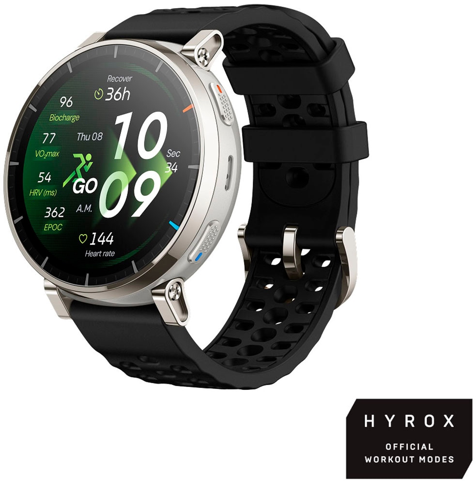 Amazfit Smartwatch "Active 3 Premium"(/ 1,32 ″) Amazfit OS
