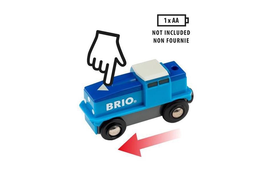 BRIO® Spielzeug-Eisenbahn »Blaue Batterie-Frach«