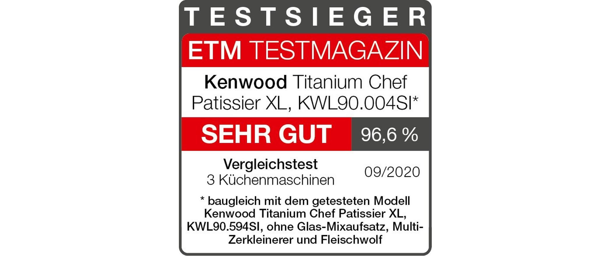 Kenwood Küchenmaschine »Titanium Che«