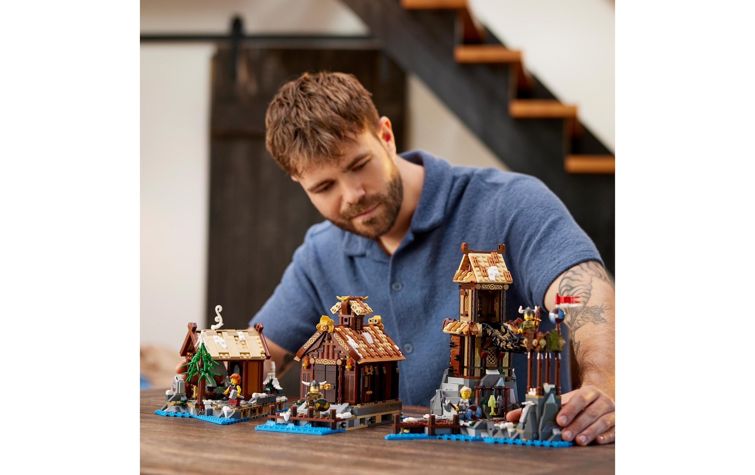 LEGO® Spielbausteine »Wikingerdorf 21343«, (2103 St.)