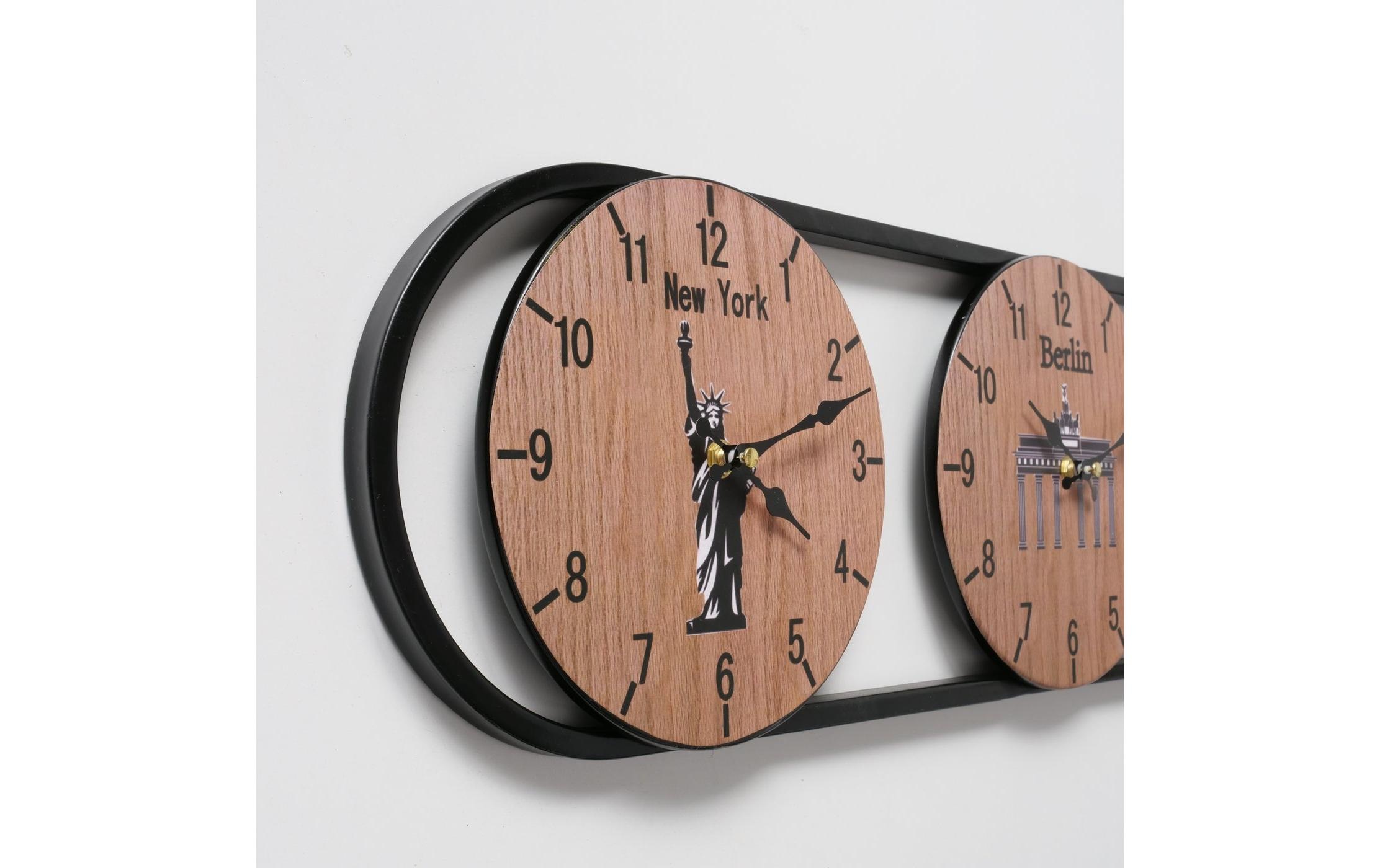 BOLTZE Wanduhr »Tempus Nature/Schwarz«