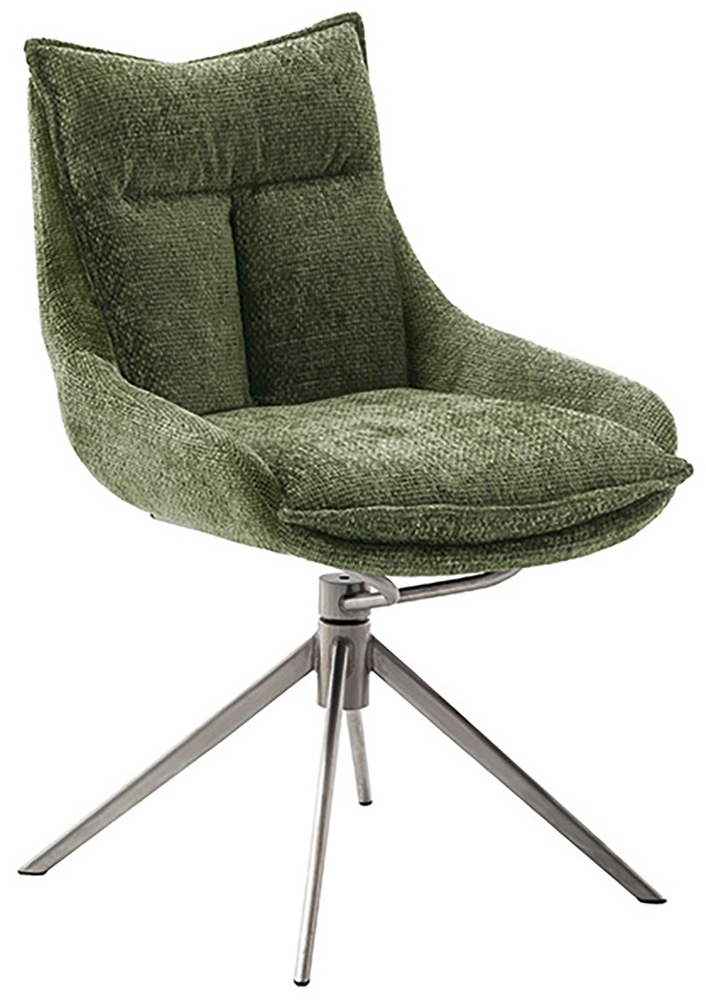MCA furniture Esszimmerstuhl »PARKER«, Strukturstoff, (2er-Set), drehbar 360°, Dreh- & Schwingfunktion, Belastbarkeit 120 kg