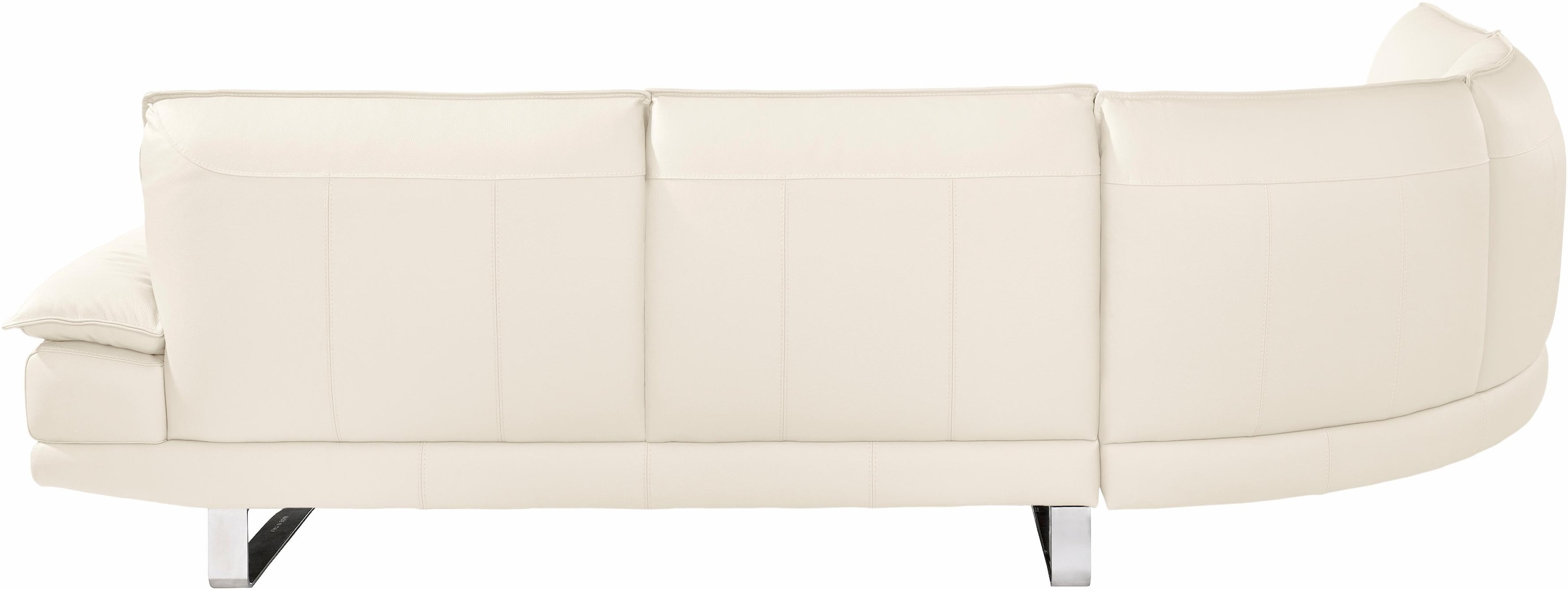 CALIA ITALIA Ecksofa »Dave, italienisches Designsofa mit erstklassigem Sitzkomfort, L-Form«, mit tollen Lederbezügen