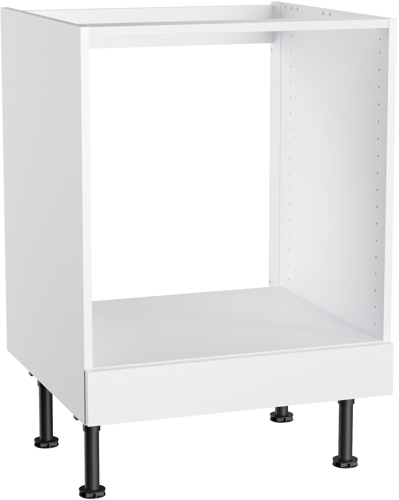 Kochstation, KOCHSTATION Herdumbauschrank »KS-Bern2« Breite 60 cm, Umbauschrank für Einbauherde, 1 feste Blende, weiß, weiß, B/H/T: 60 cm x 87 cm x 