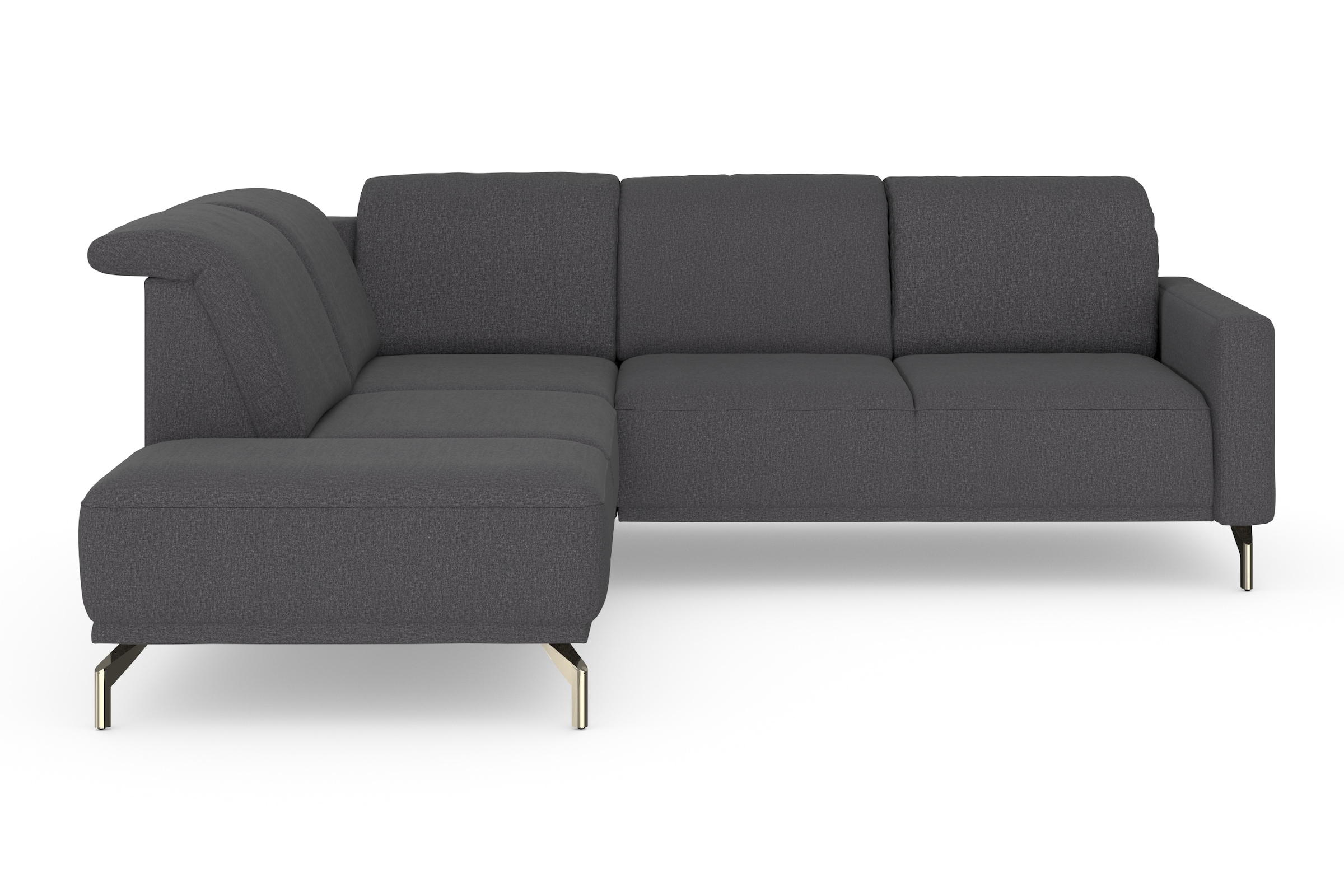 sit&more Ecksofa »Bailando L-Form«, wahlweise mit Kopfteilverstellung und Vorziehsitz, motorisch