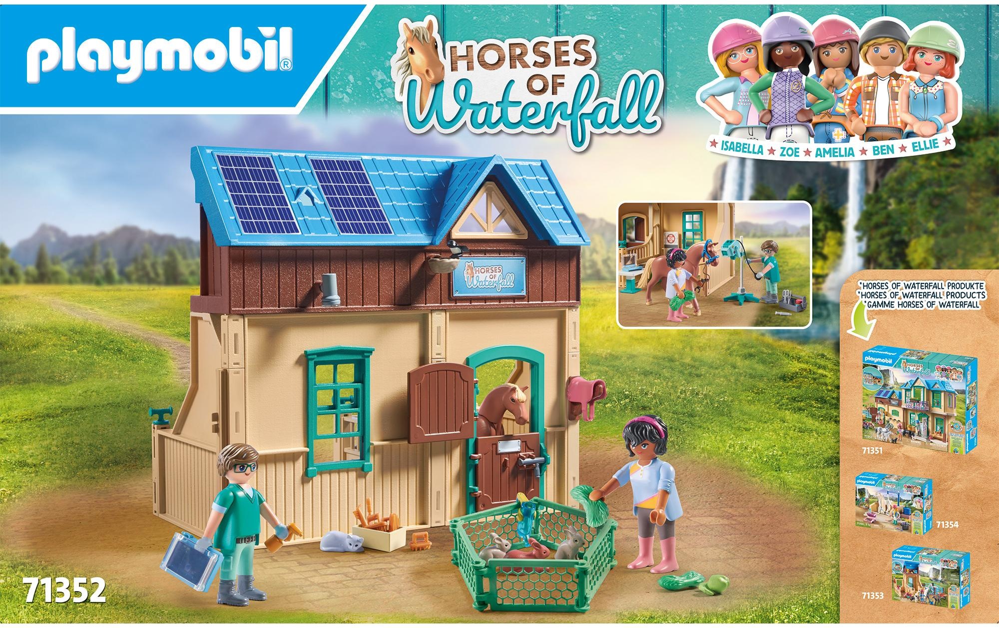 Playmobil® Spielbausteine »Horses of Waterfall Reittherapie & Tierarztpraxis 71352«, (164 St.)