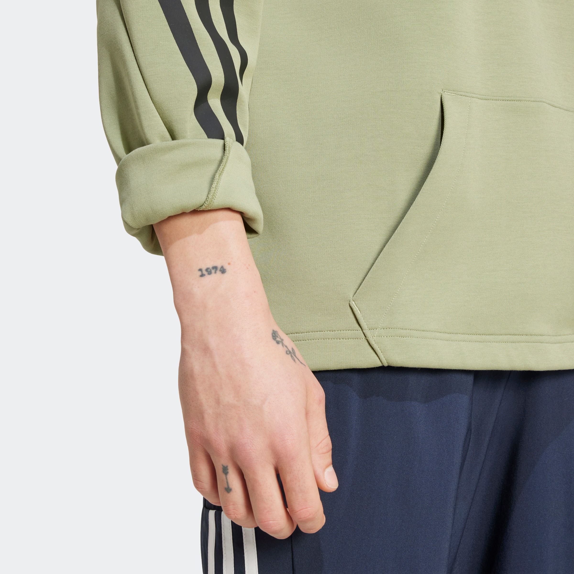 adidas Sportswear Rollkragenpullover »M FI 3S HALFZIP«, (1 tlg.)