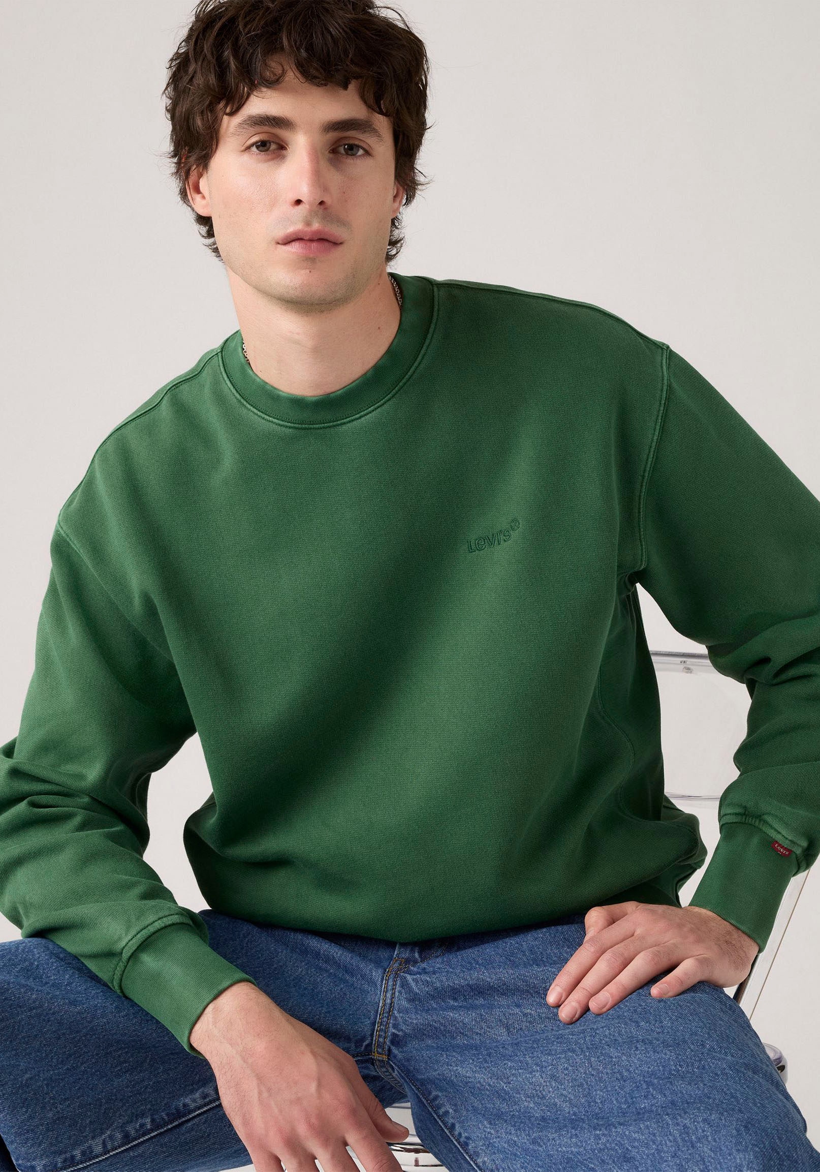 Levi's® Sweatshirt »AUTHENTIC CREW«, mit Logostickerei