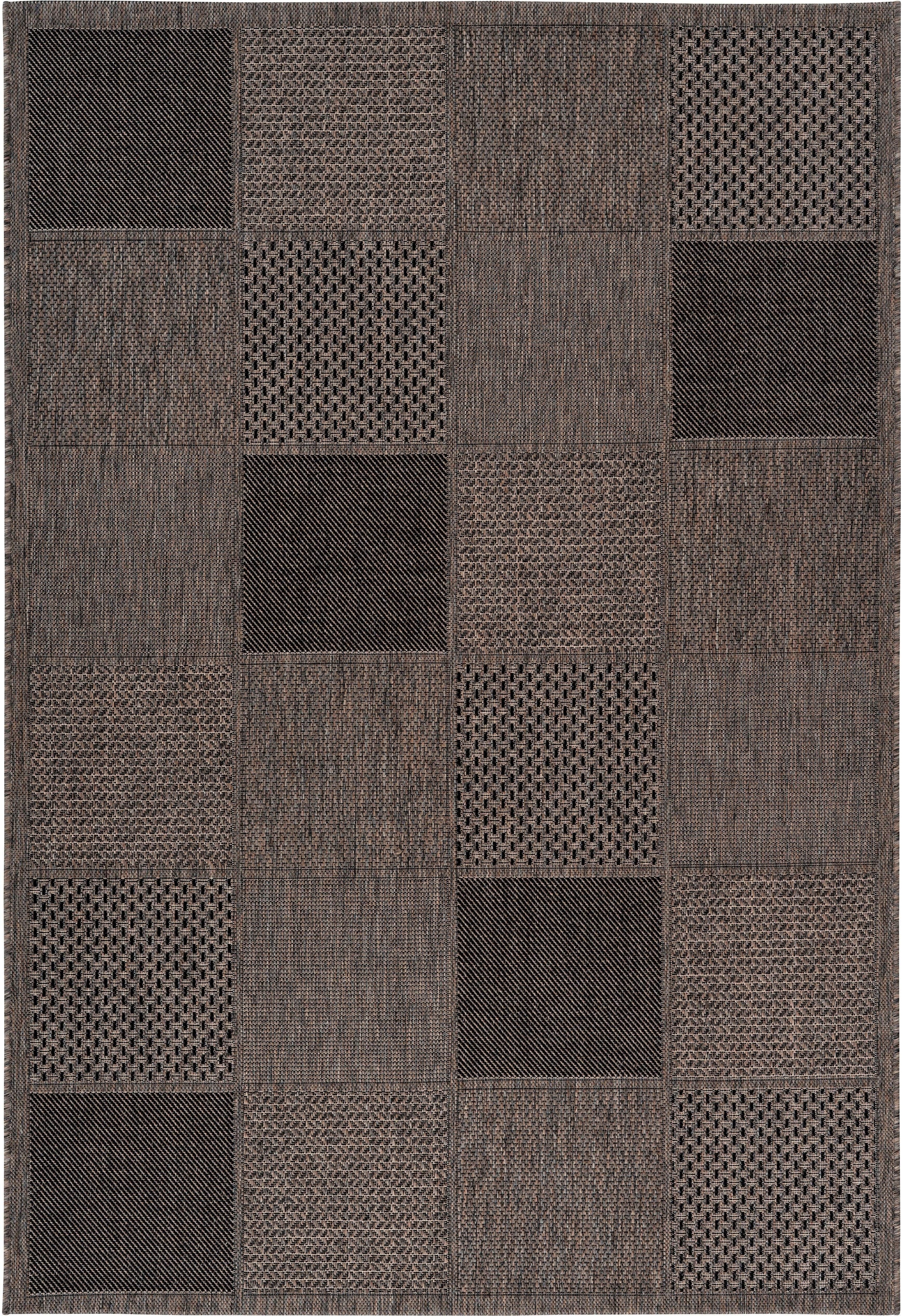 calo-deluxe Teppich »Perugia 1040«, rechteckig, 7 mm Höhe, In- und Outdoor geeignet, Wohnzimmer