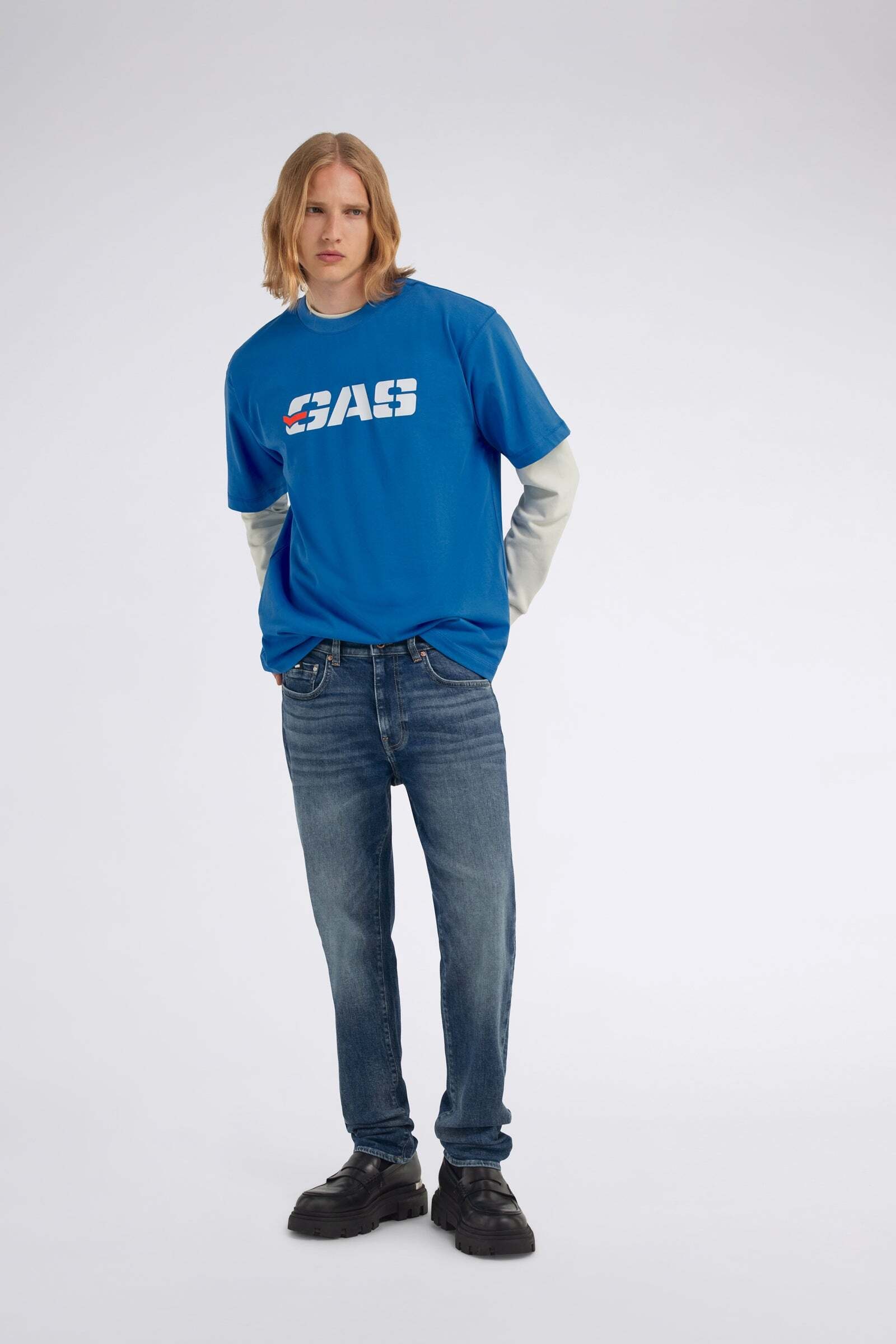 Slim-fit-Jeans »Gas Jeans Albert Simple Rev«