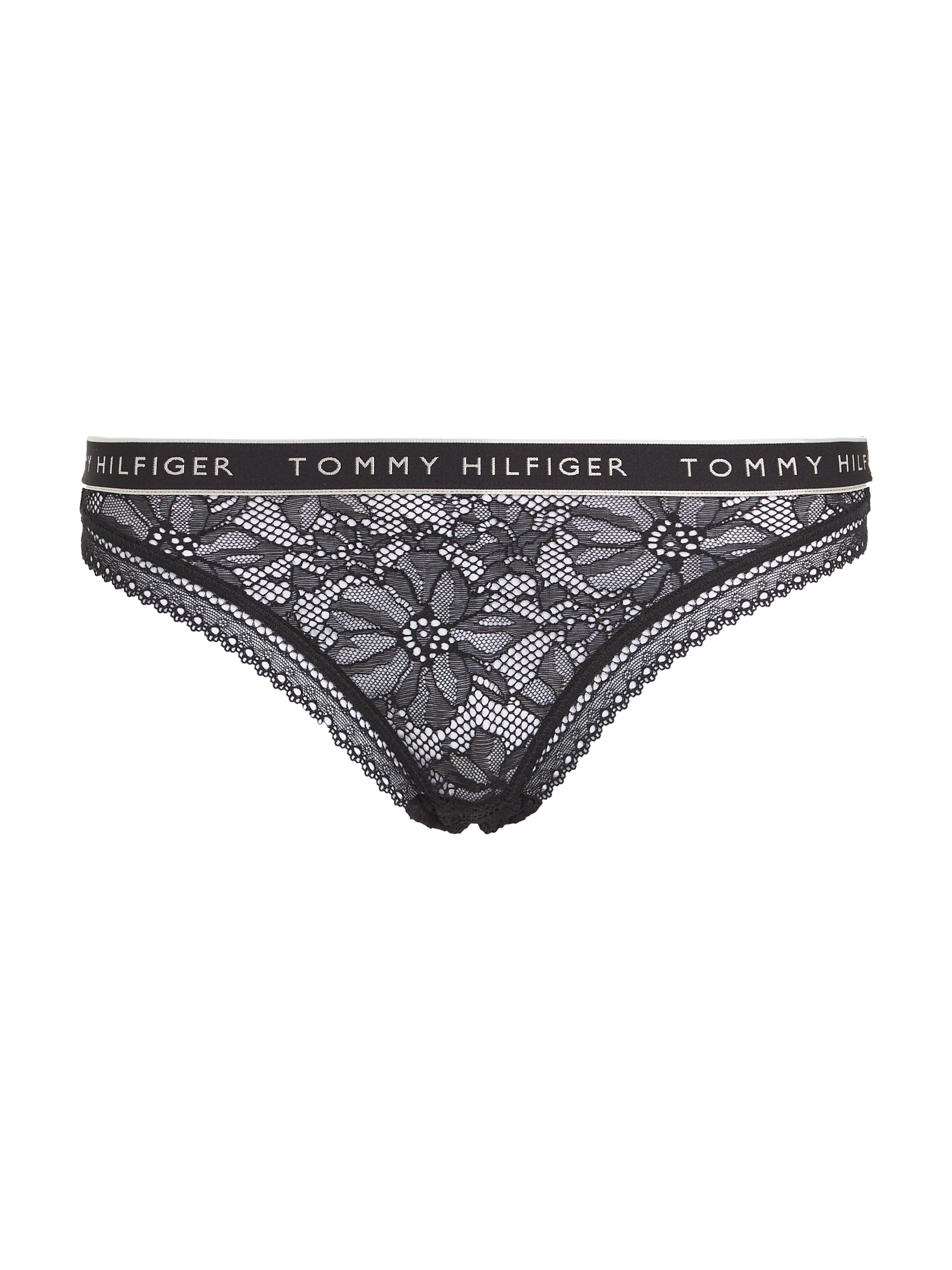 Tommy Hilfiger Underwear Slip »THONG«, mit Spitze und Logobund
