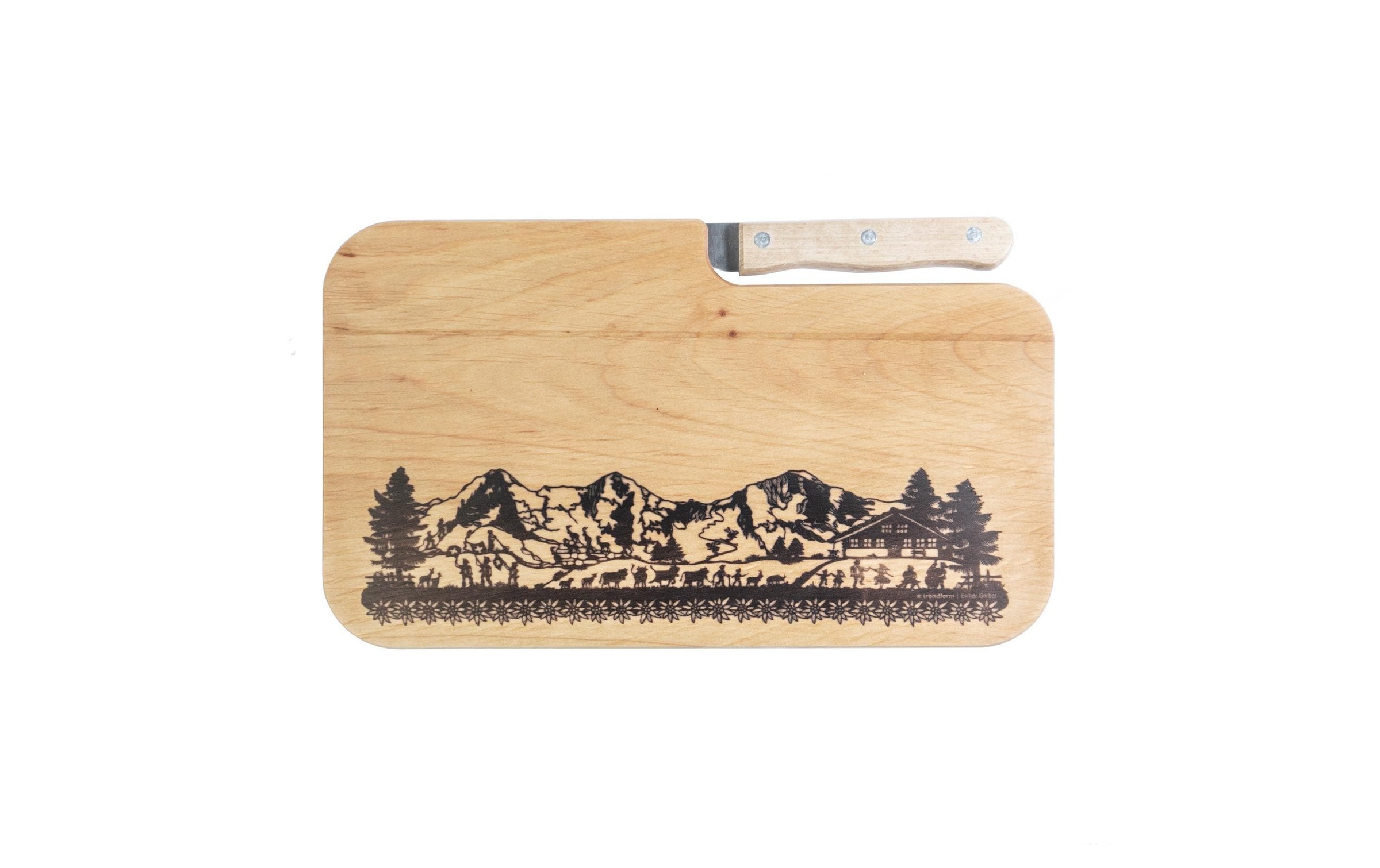 Schneidebrett »Trendform Swiss Tradition 2 26 x 15 x 12 cm«