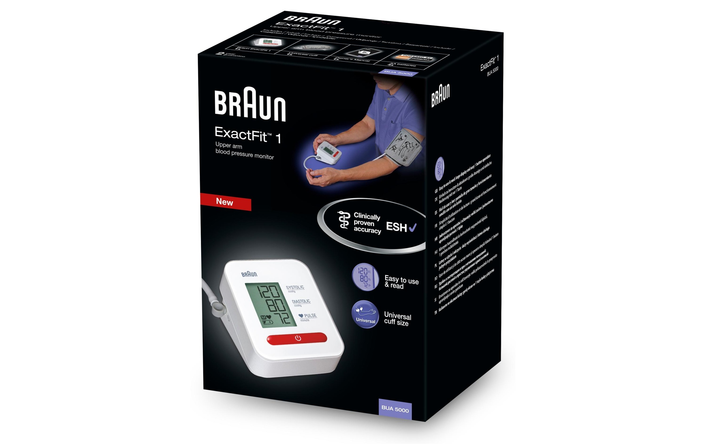 Braun Oberarm-Blutdruckmessgerät »ExactFit 1 BUA 5000«