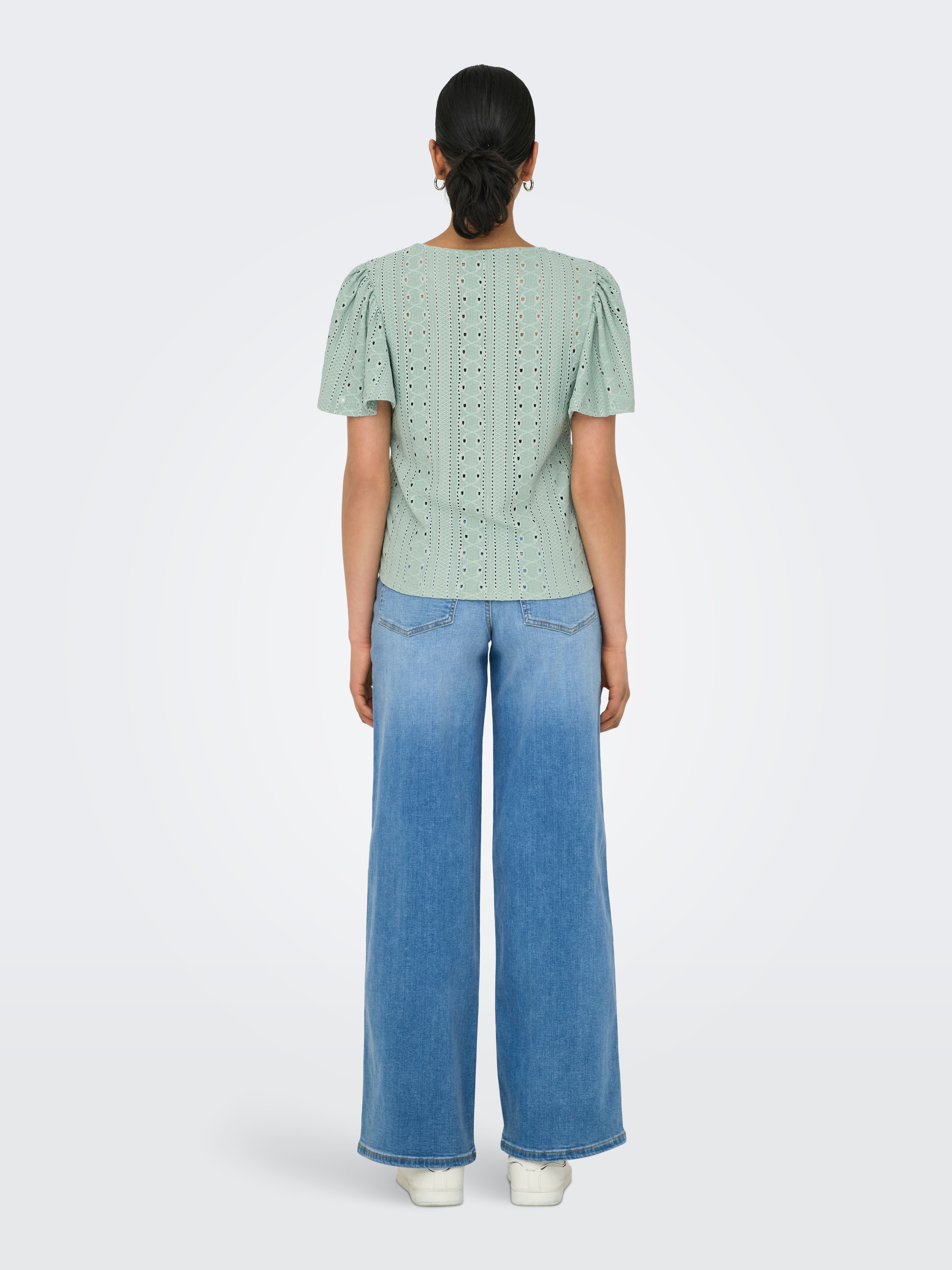 ONLY Kurzarmshirt »ONLRIVERSIDE S/S FLAIRED TOP JRS«