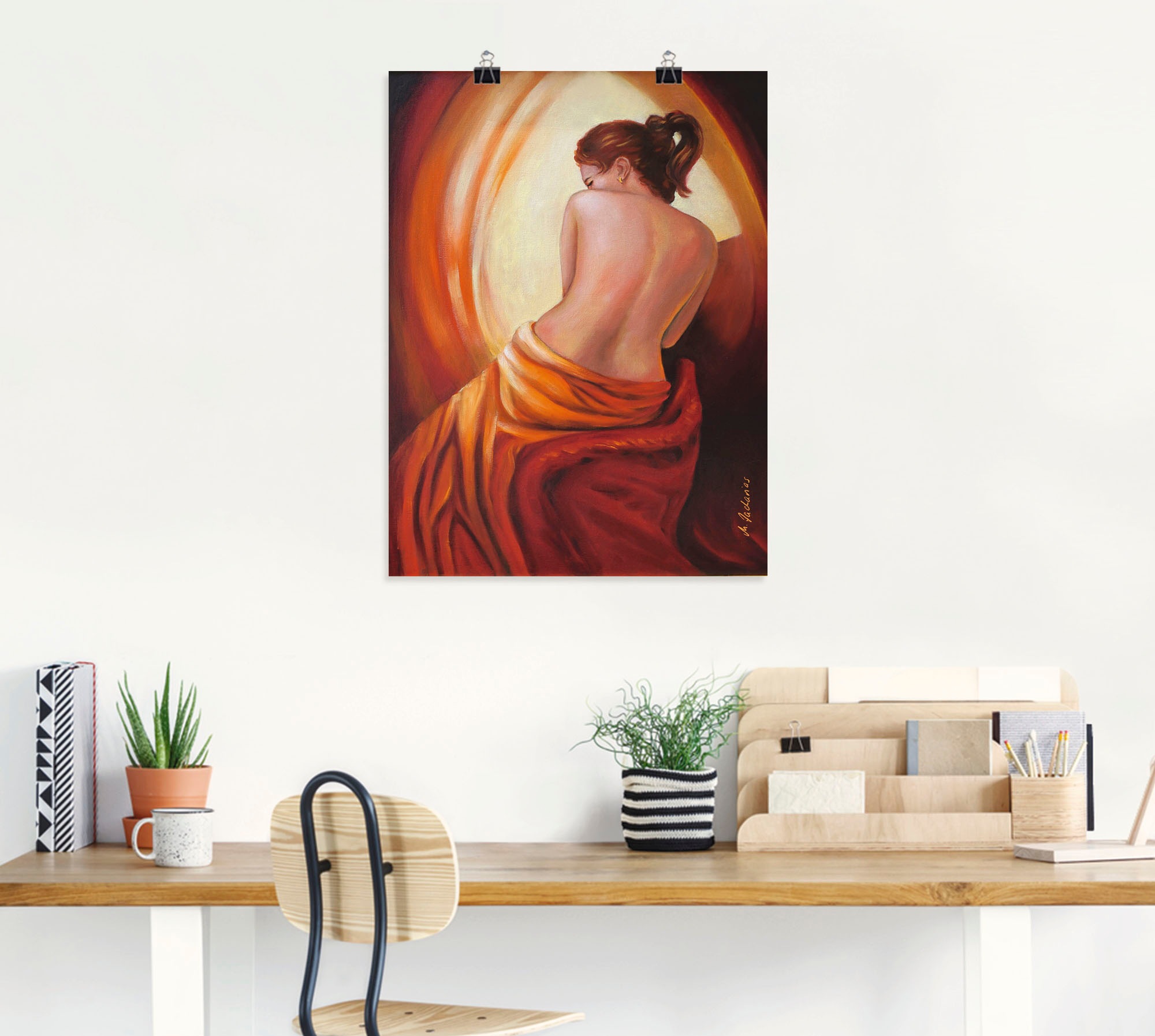 Artland Wandbild »Weiblichkeit im Licht«, Erotische Bilder, (1 St.), als Poster in verschied. Grössen