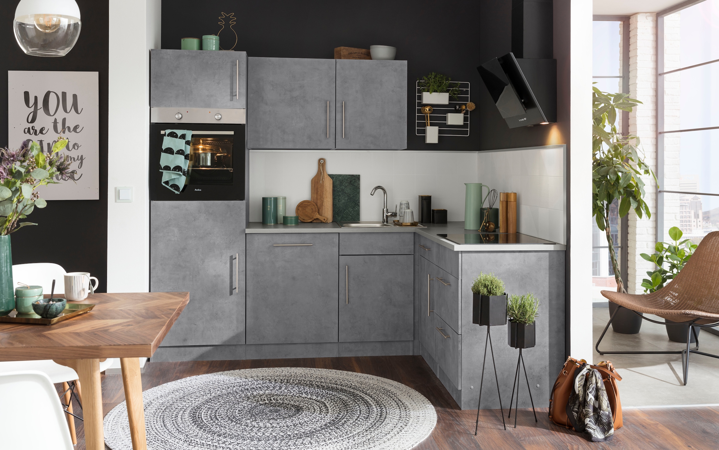❤ wiho Küchen Winkelküche »Cali«, ohne E-Geräte, Stellbreite 230 x 170 cm  entdecken im Jelmoli-Online Shop