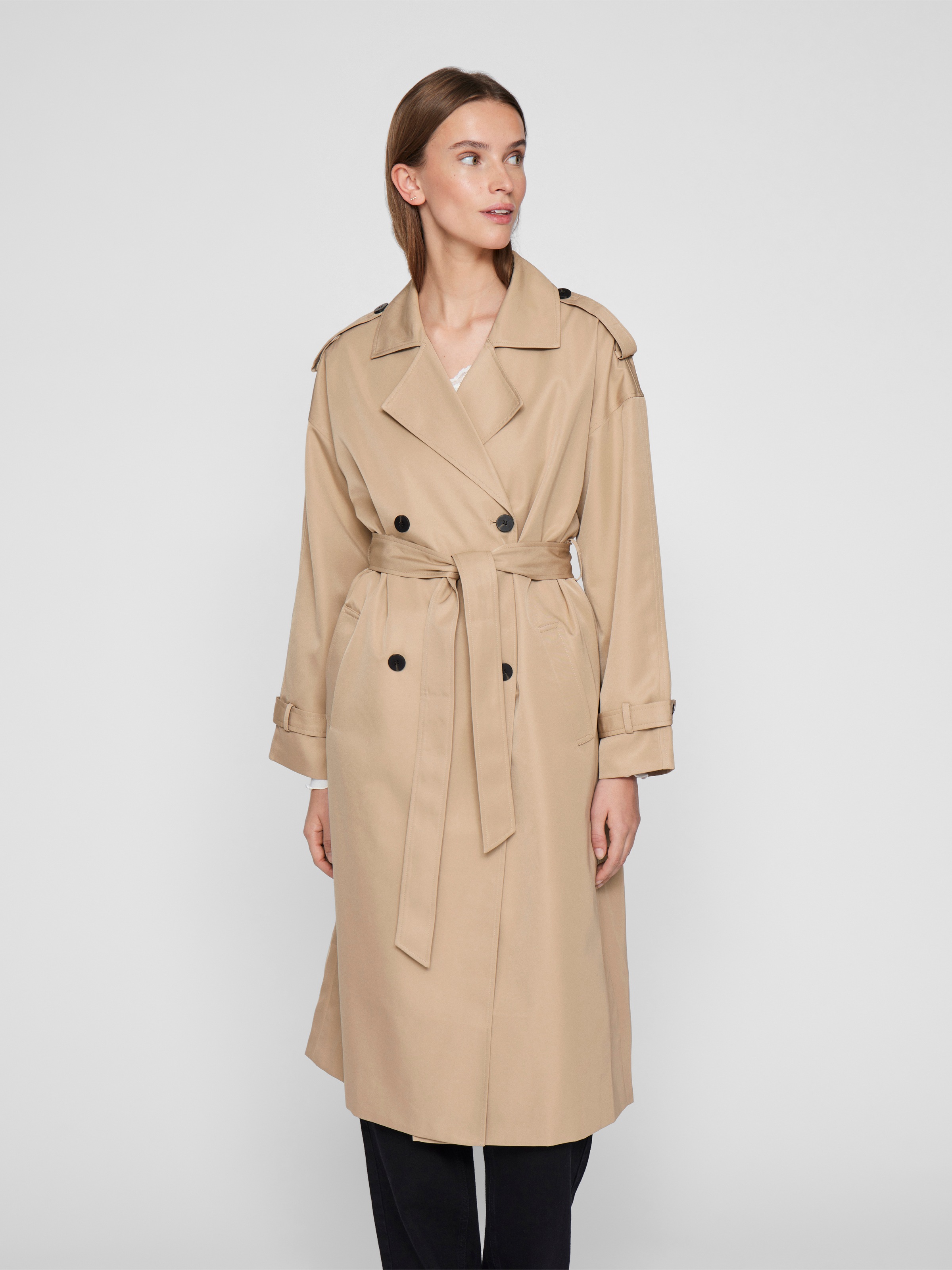 Vila Trenchcoat "VIADDISON L/S LONG TRENCHCOAT - NOOS"