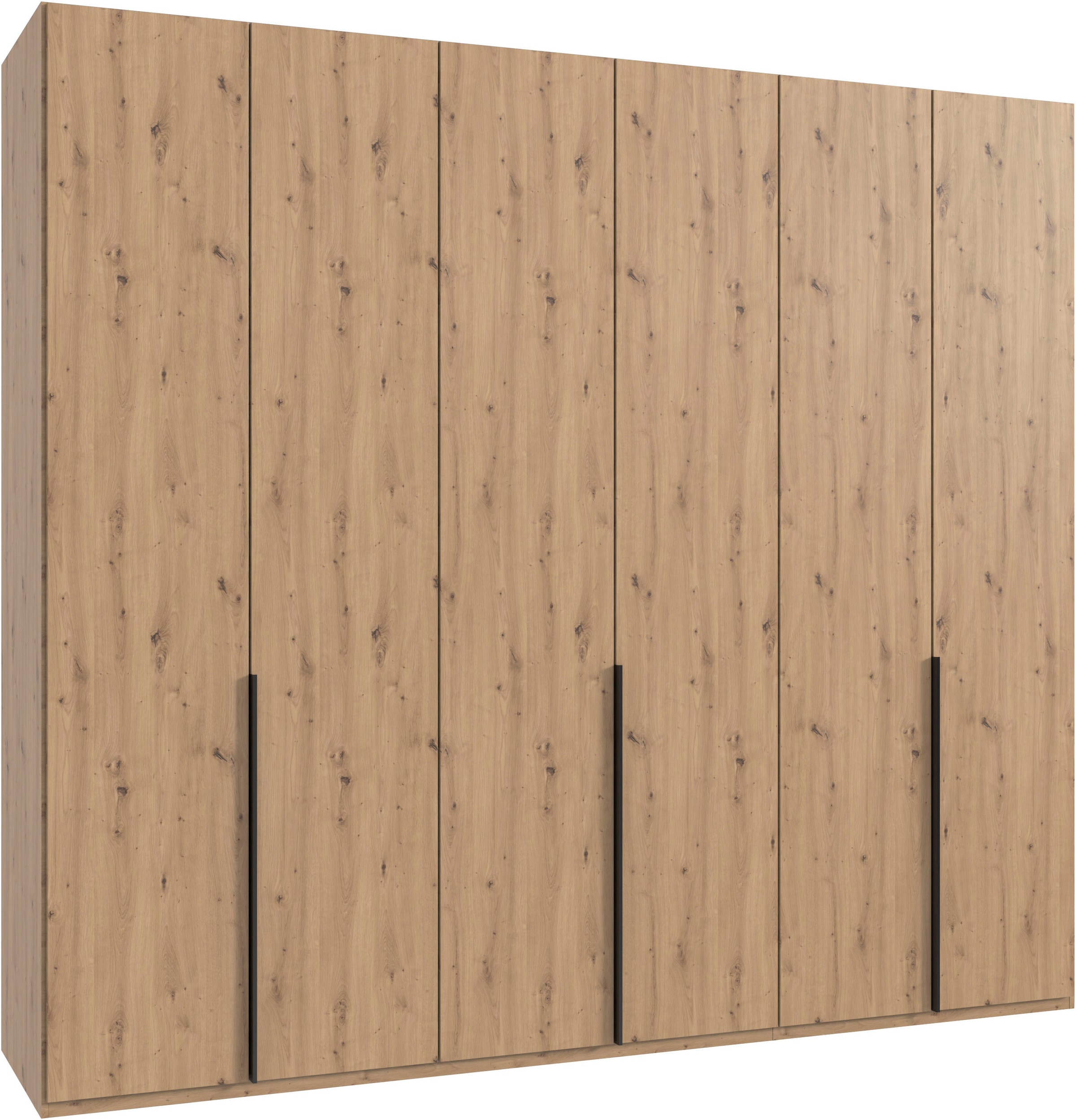 Wimex Kleiderschrank »Mugano,in 5 Breiten,2 Höhen,2 Tiefen, viele Farben, Made in Germany« in Basic oder Premium Ausstattung, mit langen Griffen aus Metall, mit oder ohne Spiegel